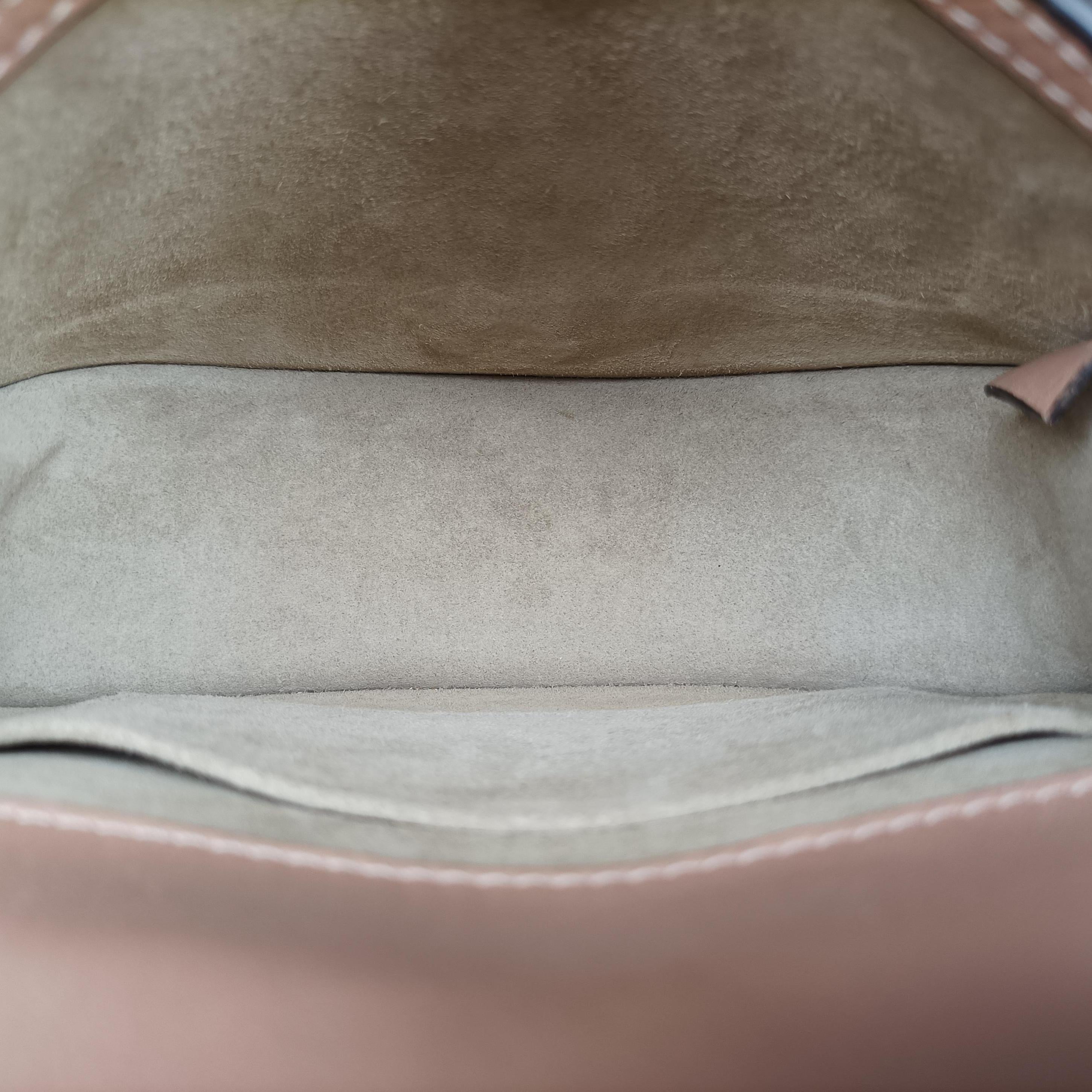 Pre-owned Chloe Bracelet Nile Pink Leather  shoulderbag | stylenewstar