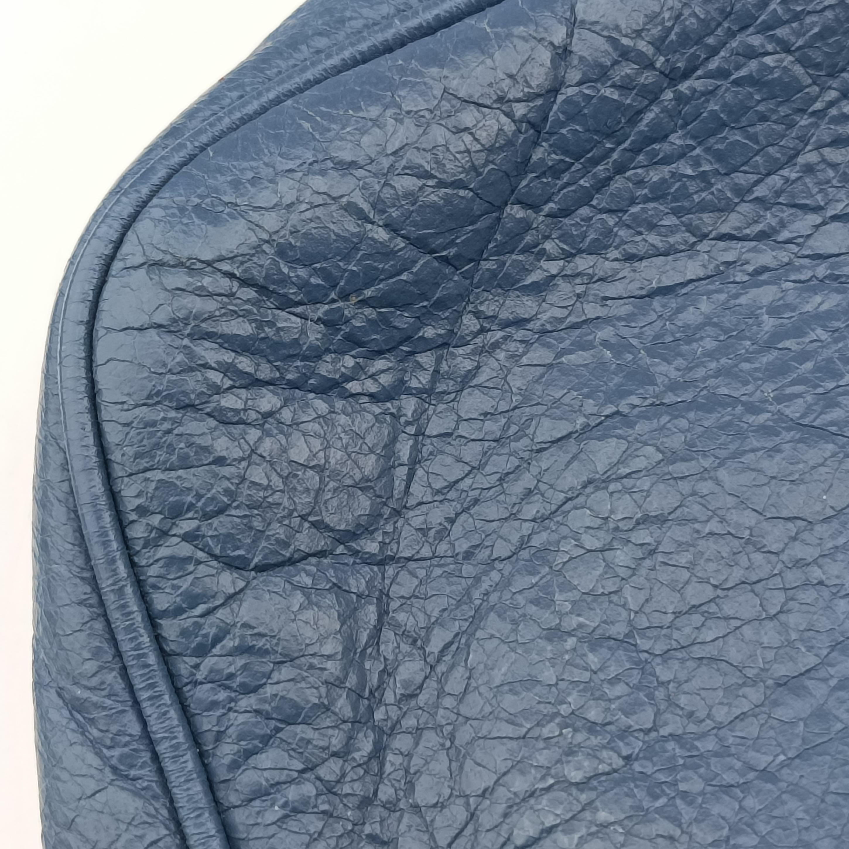 Pre-owned Balenciaga Motocross Giant Classic Hip Blue lambskin  shoulderbag | stylenewstar