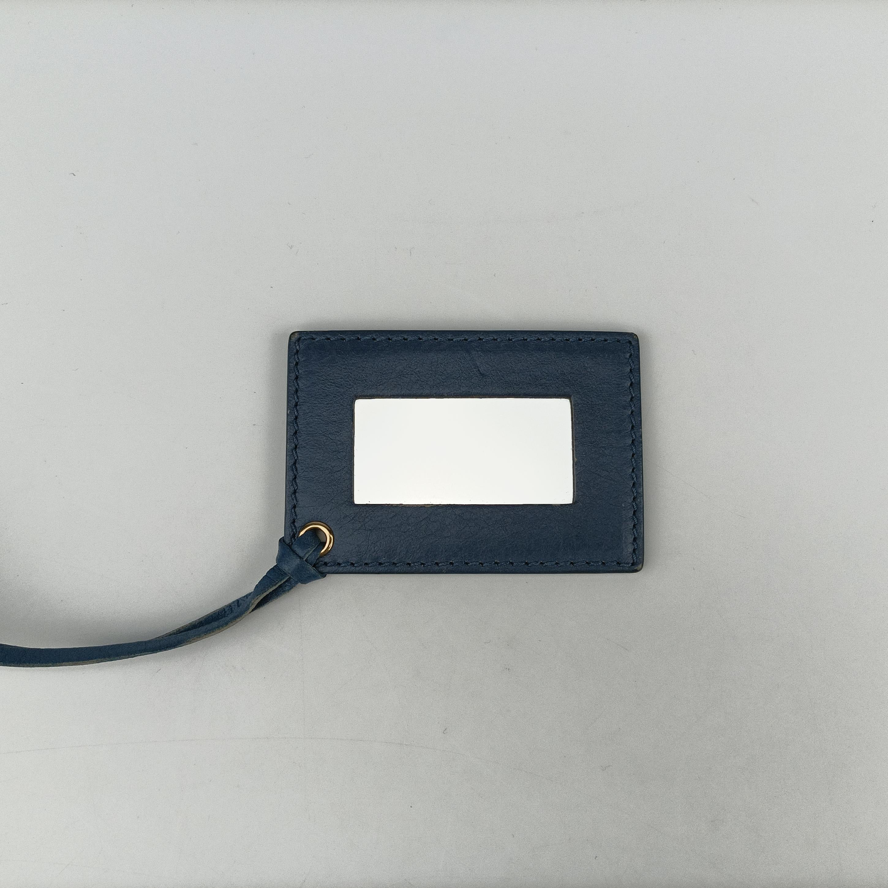Pre-owned Balenciaga Motocross Giant Classic Hip Blue lambskin  shoulderbag | stylenewstar