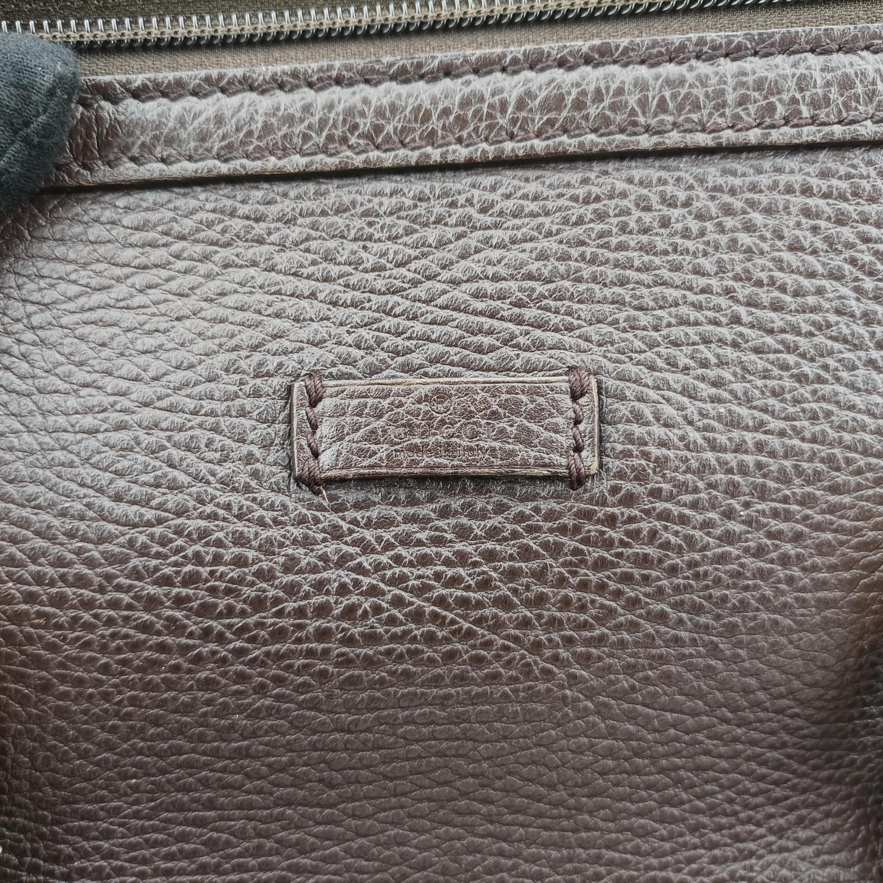 Pre-owned Gucci Bamboo Top Handle Tote Brown leather 339548 shoulderbag | stylenewstar