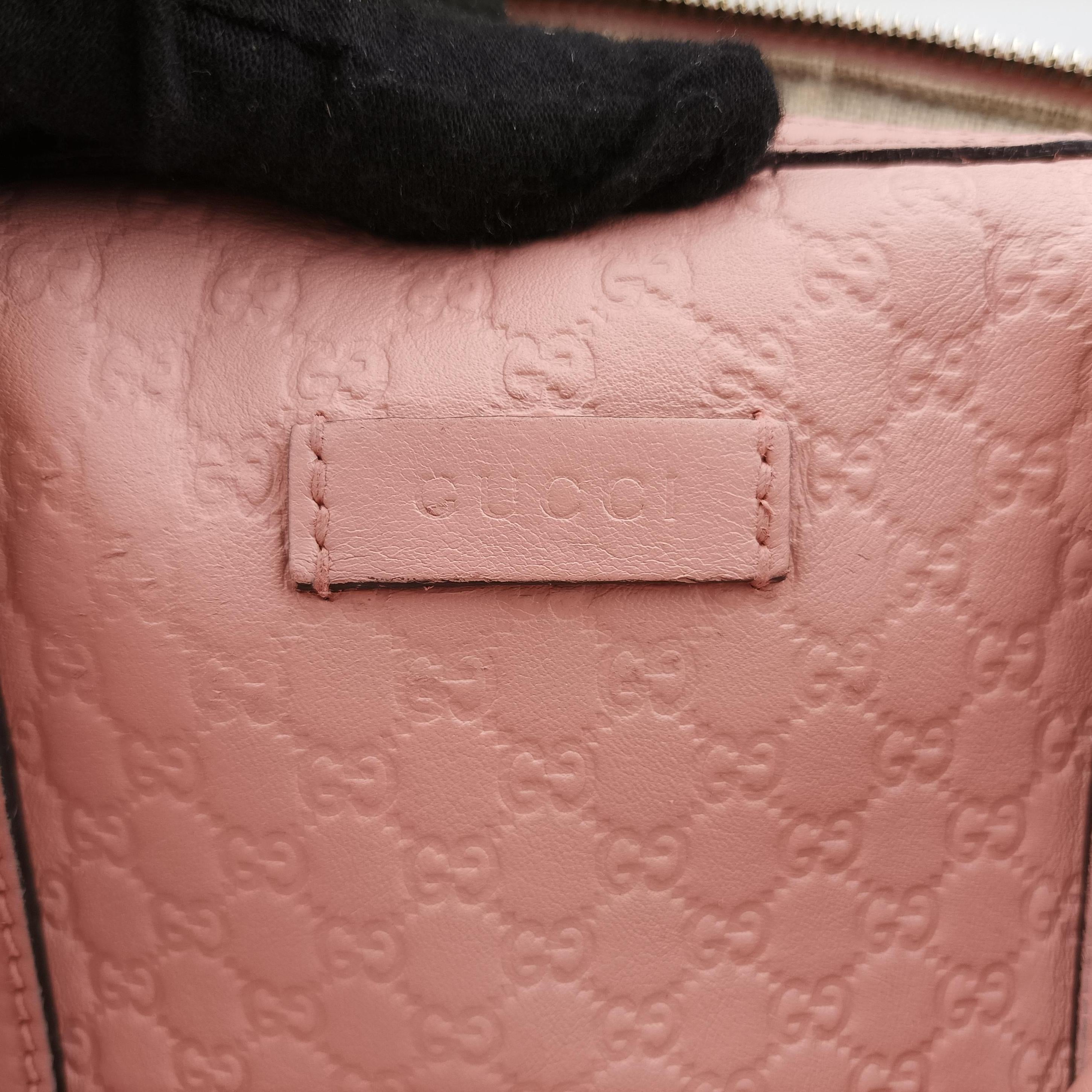 Pre-owned Gucci Microguccissima Pink Leather 449646 shoulderbag | stylenewstar