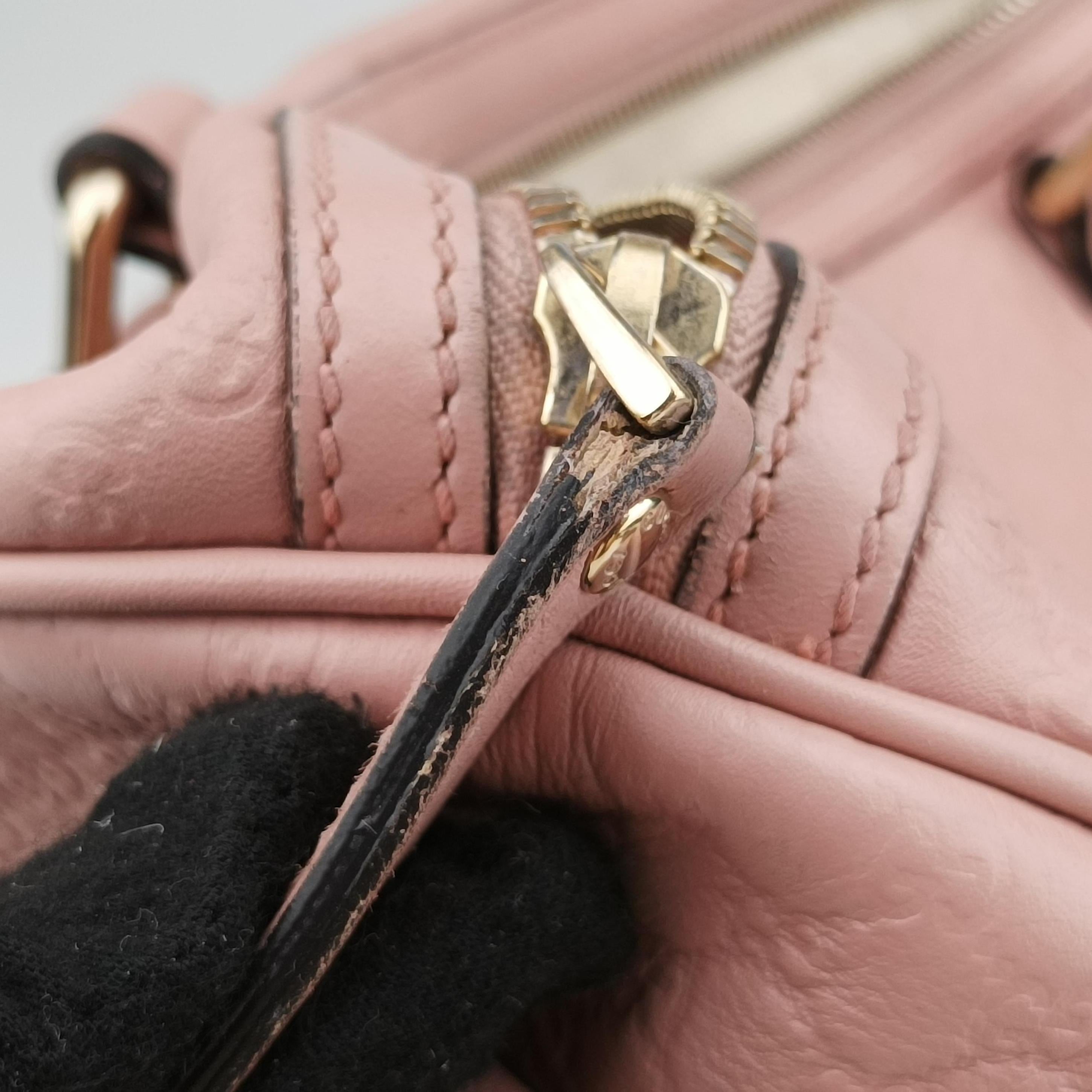 Pre-owned Gucci Microguccissima Pink Leather 449646 shoulderbag | stylenewstar