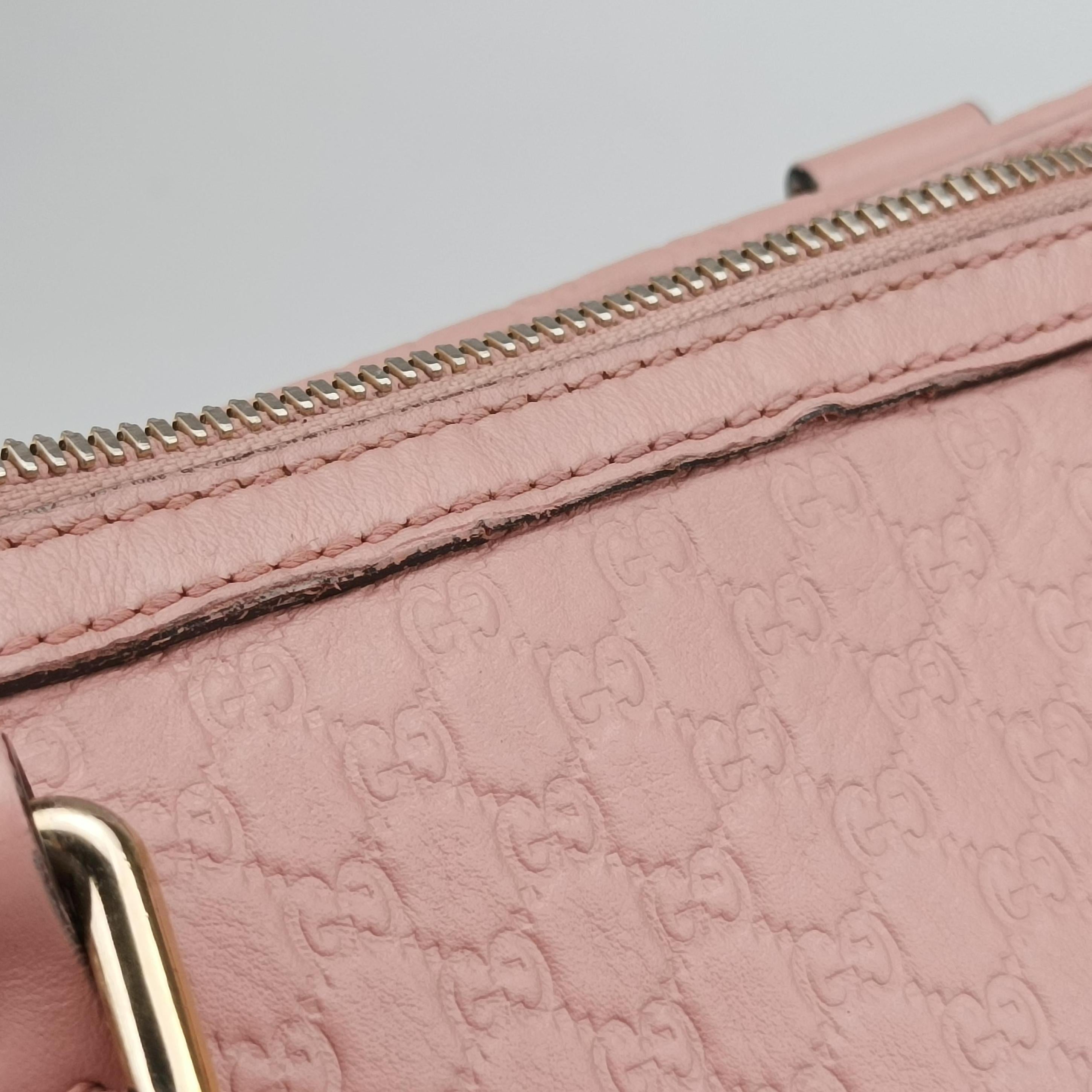 Pre-owned Gucci Microguccissima Pink Leather 449646 shoulderbag | stylenewstar