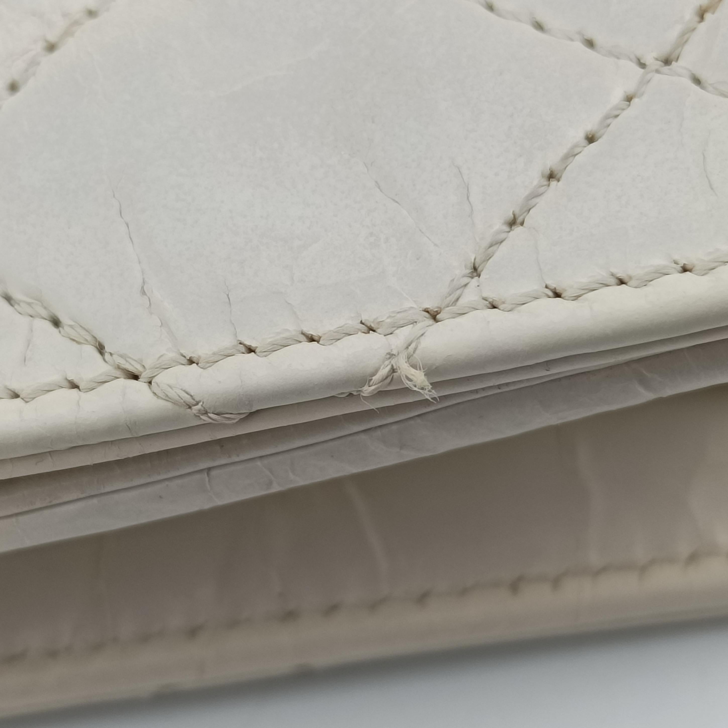 Pre-owned Chanel 2.55 Rita Matelasse White Leather A66815 shoulderbag | stylenewstar
