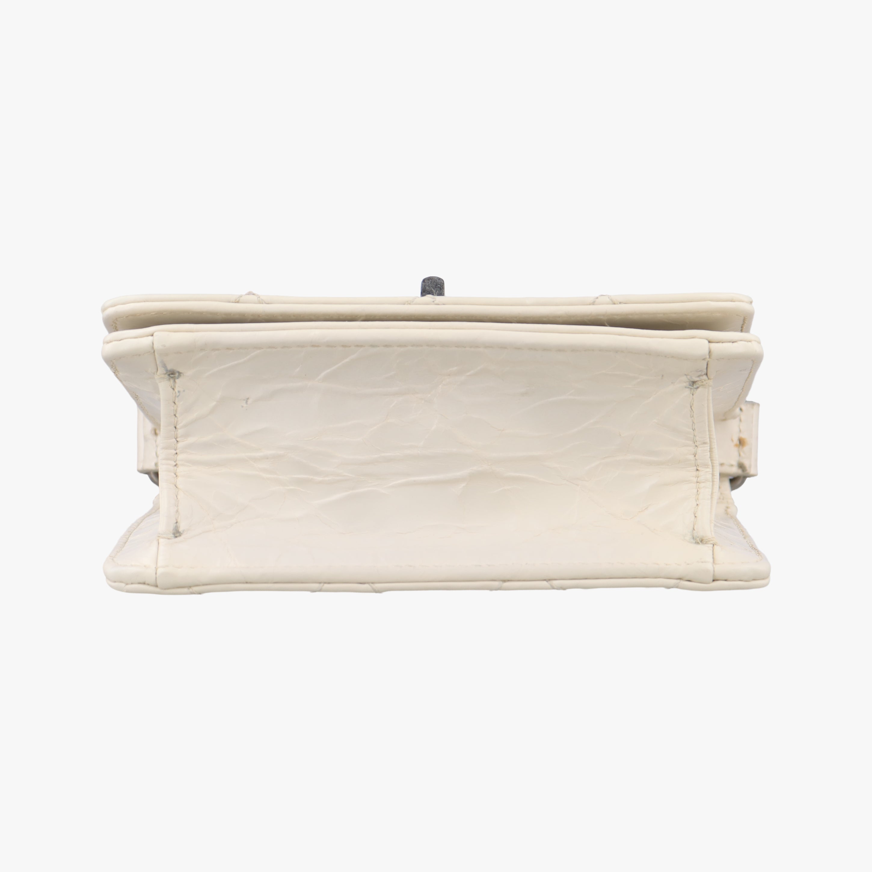 Pre-owned Chanel 2.55 Rita Matelasse White Leather A66815 shoulderbag | stylenewstar