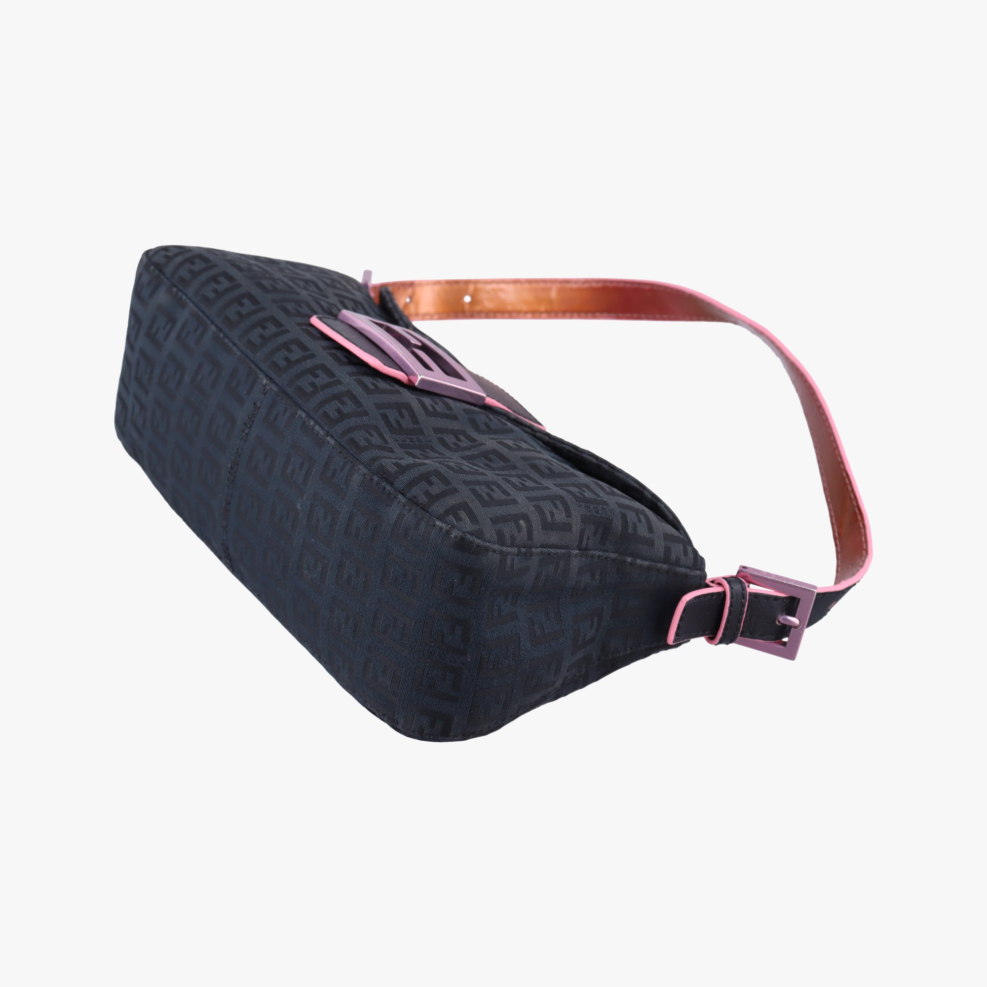 Vintage Fendi Mama Baguette Black canvas 8BR003 handbag | stylenewstar