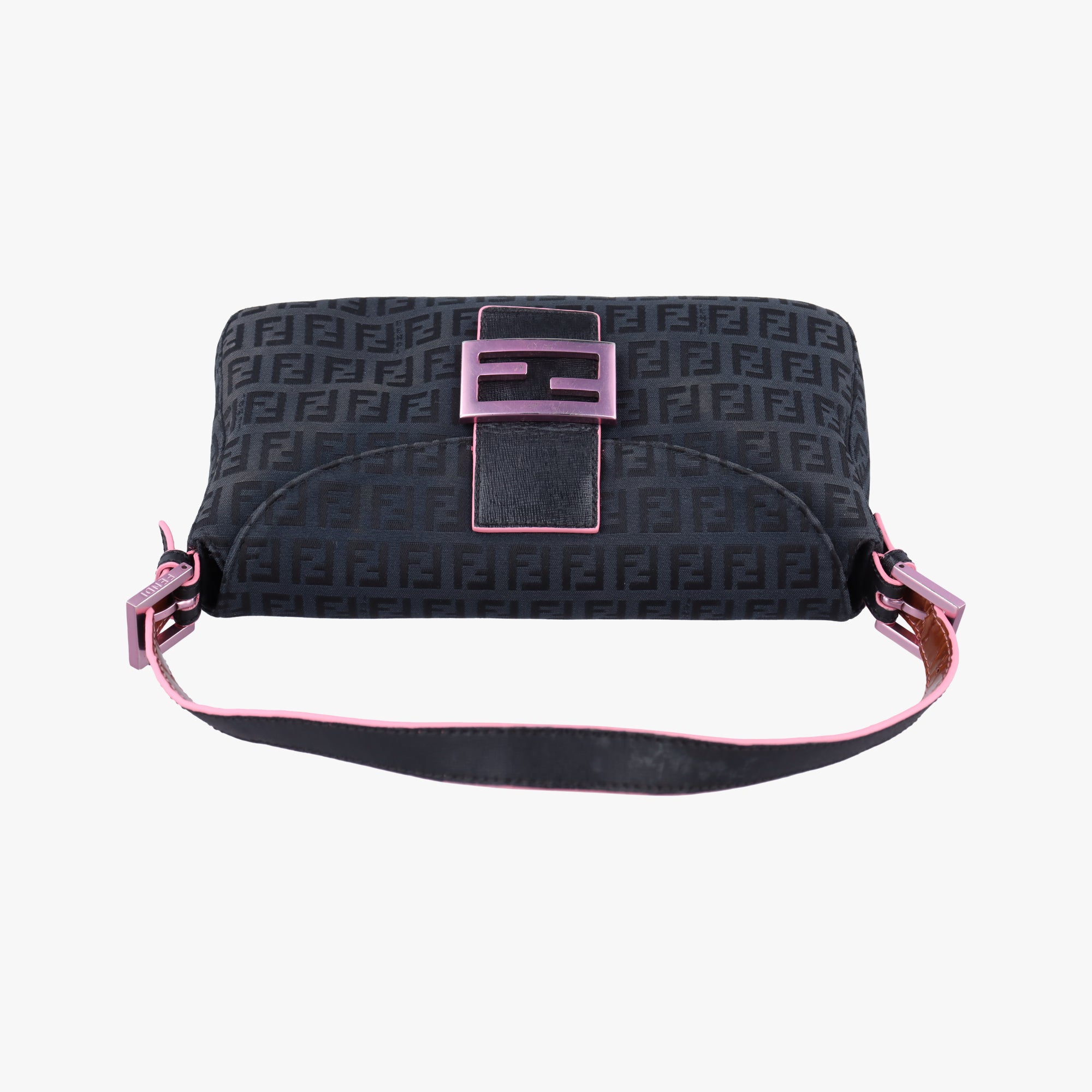 Vintage Fendi Mama Baguette Black canvas 8BR003 handbag | stylenewstar