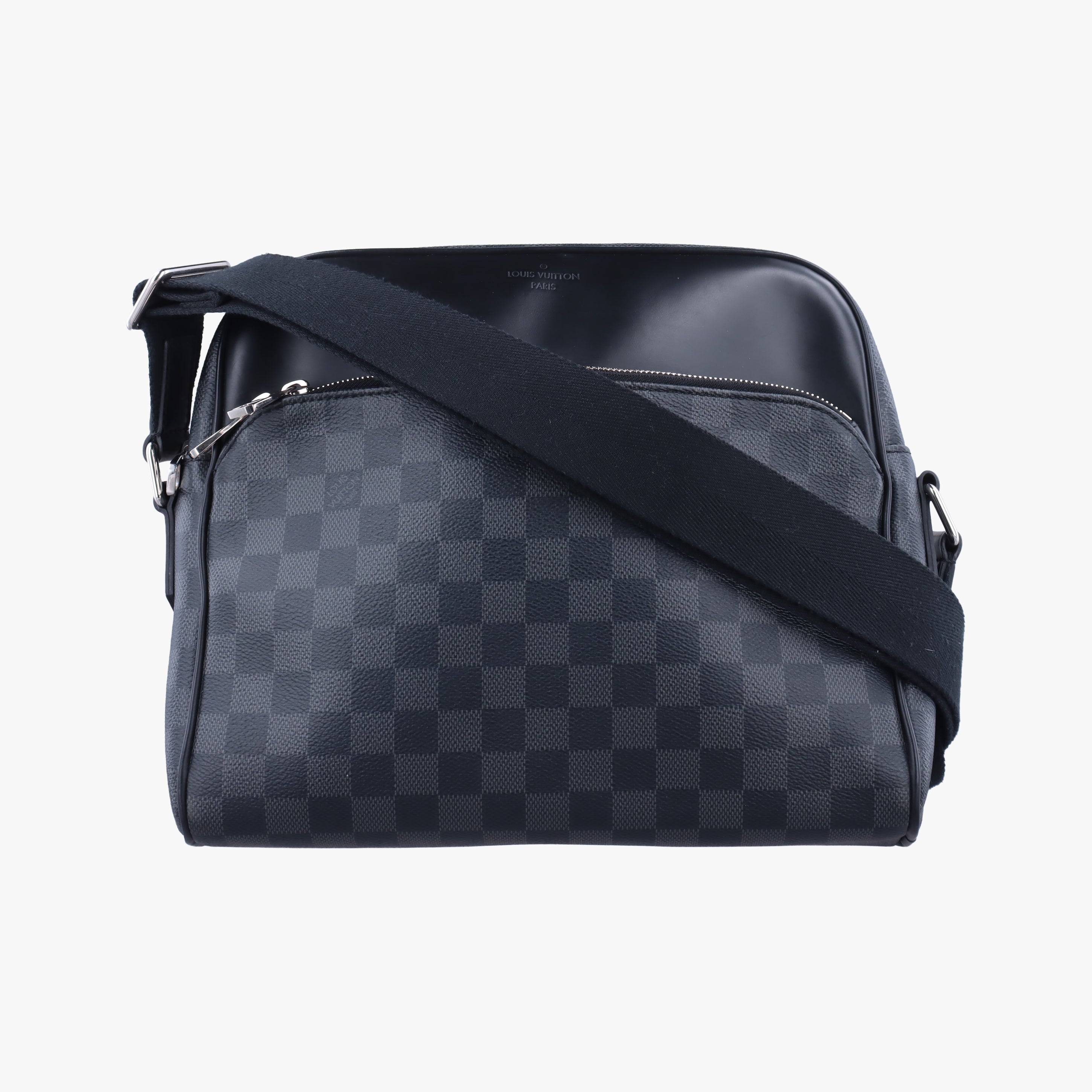 Pre-owned Louis Vuitton DAYTON PM Noir Damier Graphite N41408 shoulderbag | stylenewstar