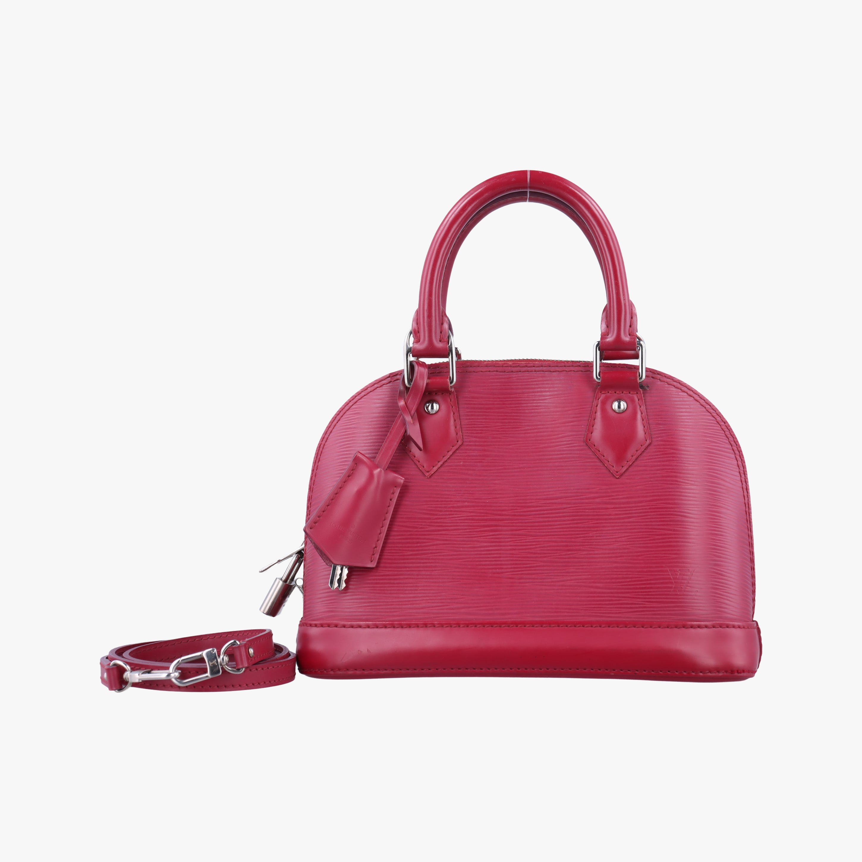 Pre-owned Louis Vuitton Alma BB ROSE PONDICHERY Epi M57341 shoulderbag | stylenewstar