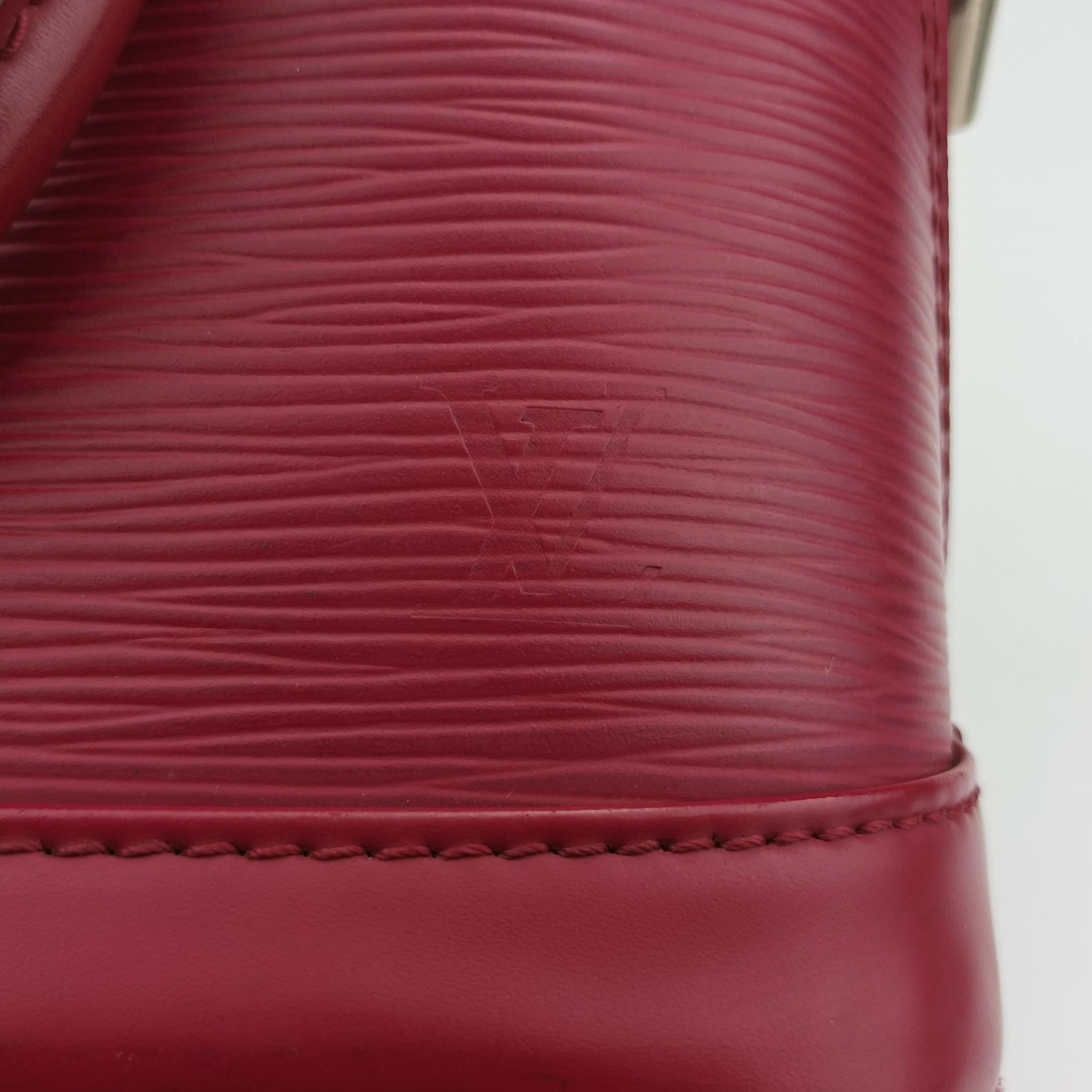 Pre-owned Louis Vuitton Alma BB ROSE PONDICHERY Epi M57341 shoulderbag | stylenewstar