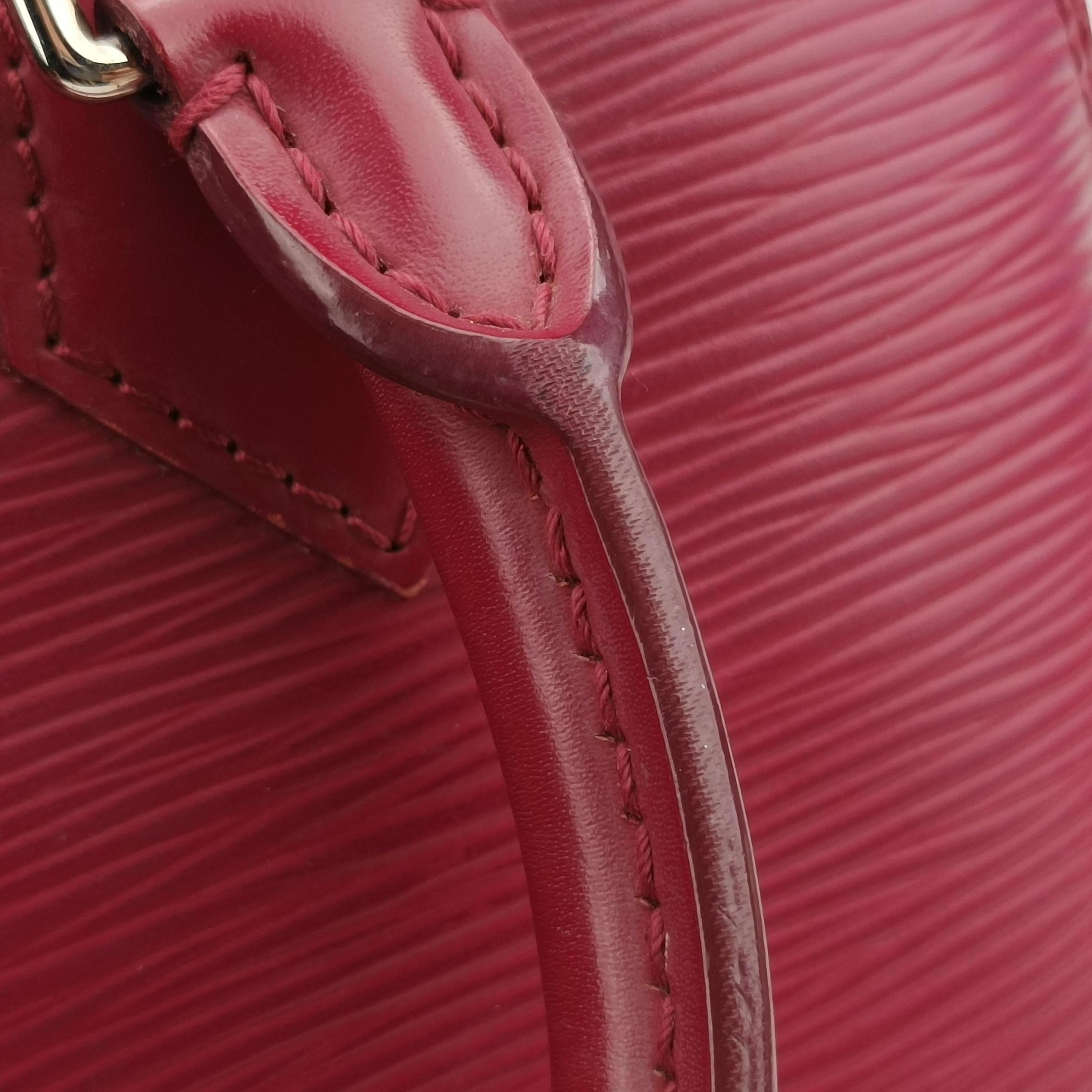 Pre-owned Louis Vuitton Alma BB ROSE PONDICHERY Epi M57341 shoulderbag | stylenewstar