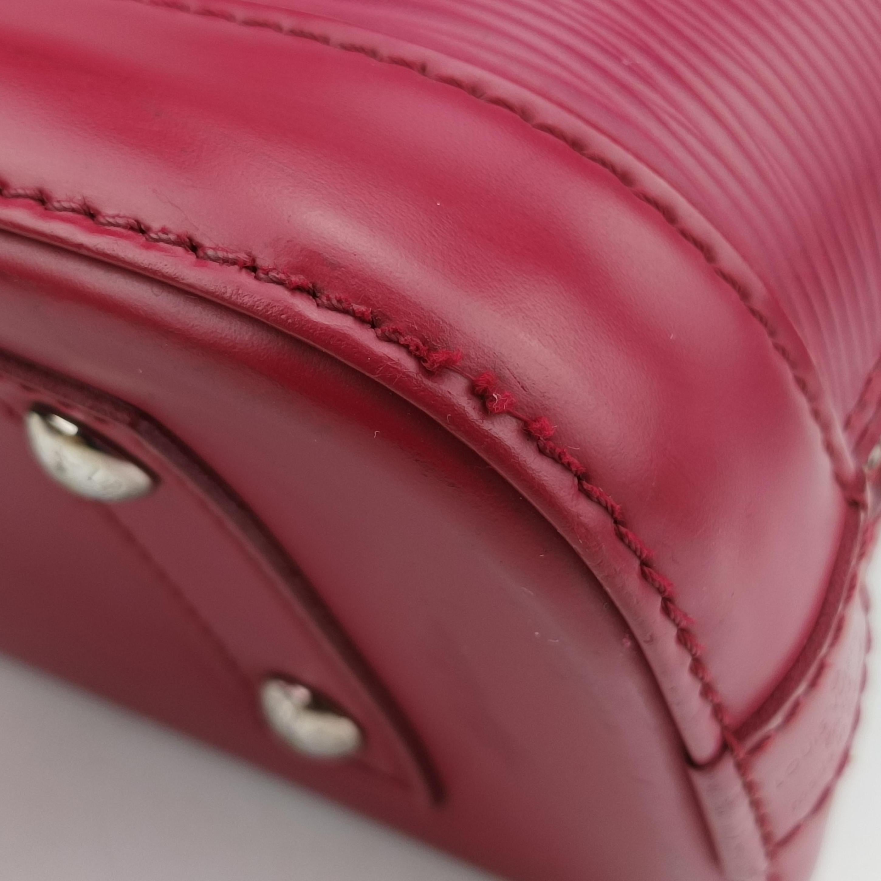 Pre-owned Louis Vuitton Alma BB ROSE PONDICHERY Epi M57341 shoulderbag | stylenewstar