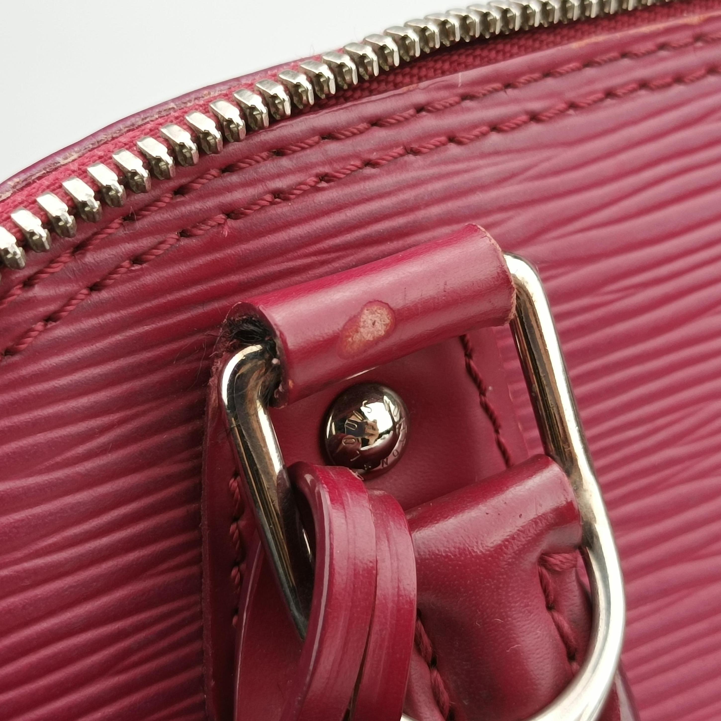 Pre-owned Louis Vuitton Alma BB ROSE PONDICHERY Epi M57341 shoulderbag | stylenewstar