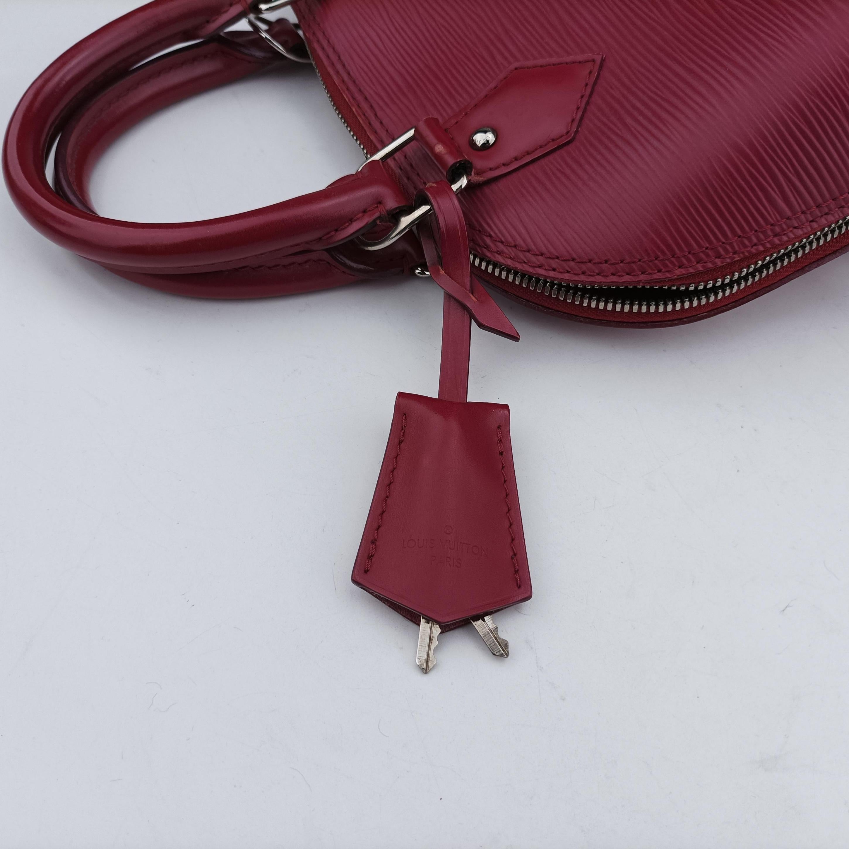 Pre-owned Louis Vuitton Alma BB ROSE PONDICHERY Epi M57341 shoulderbag | stylenewstar