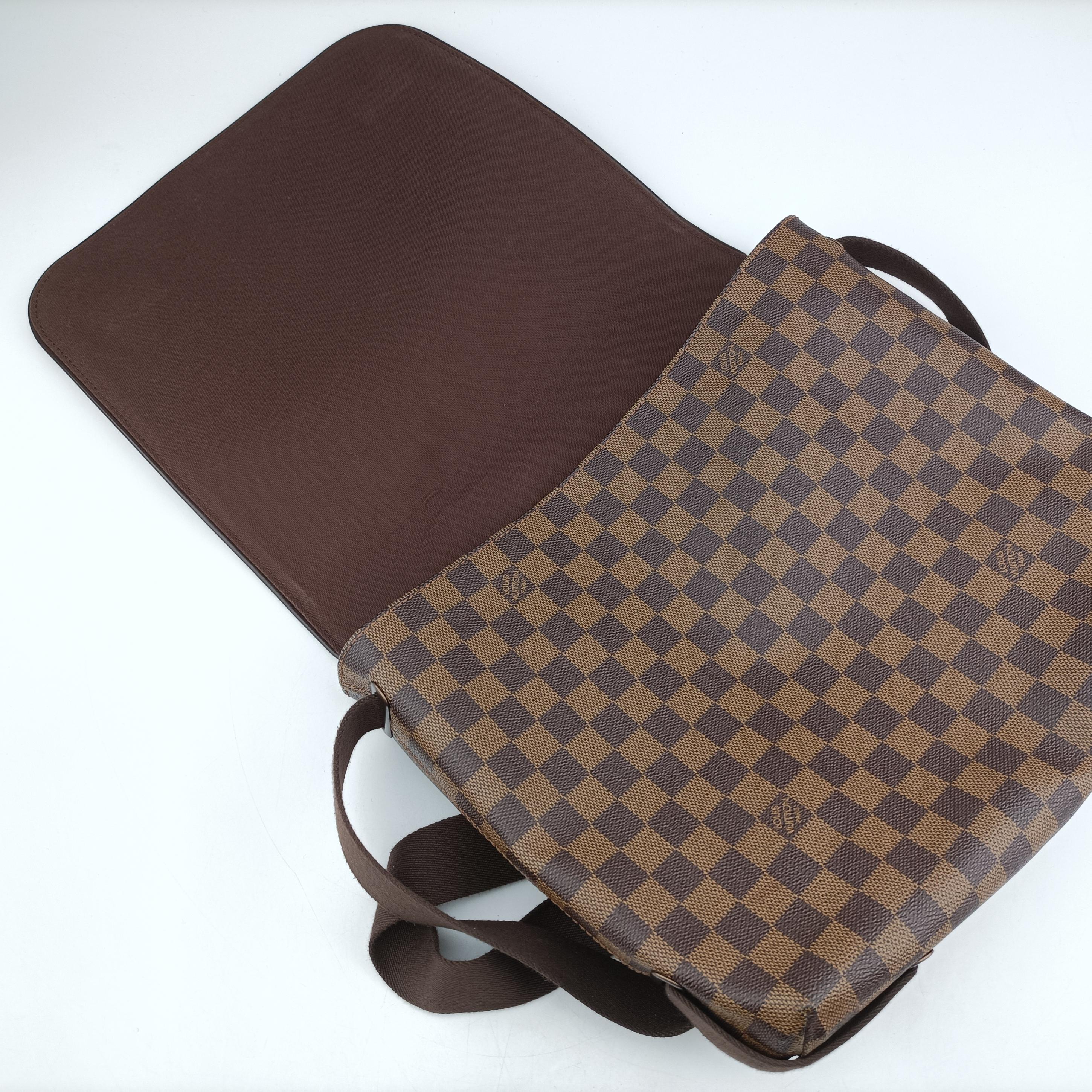 Pre-owned Louis Vuitton BROOKLYN MM EBENE Damier Canvas N51211 shoulderbag | stylenewstar