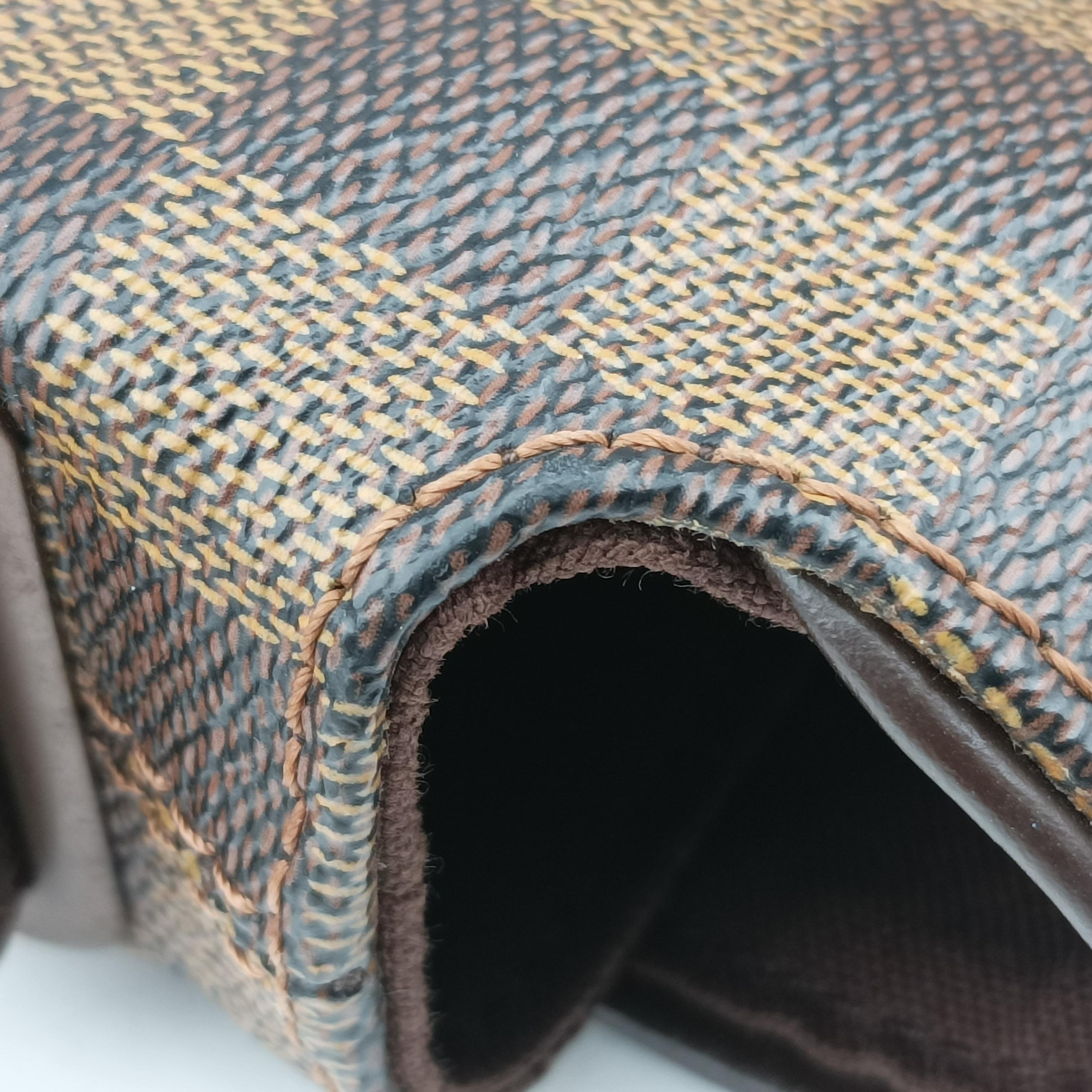 Pre-owned Louis Vuitton BROOKLYN MM EBENE Damier Canvas N51211 shoulderbag | stylenewstar