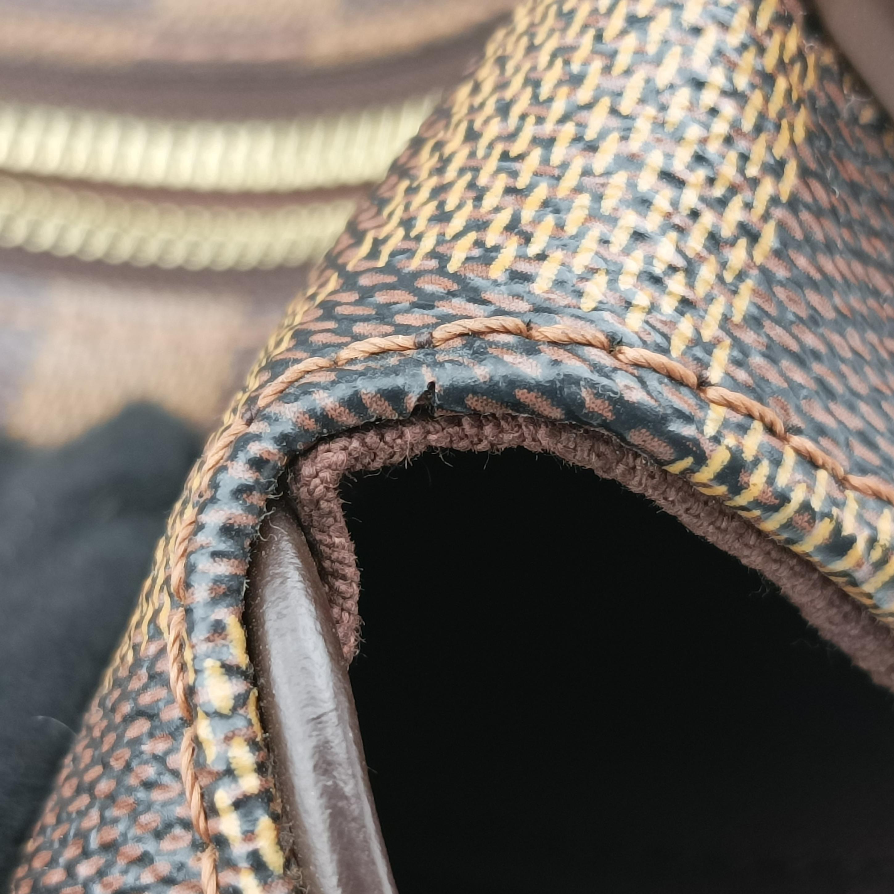 Pre-owned Louis Vuitton BROOKLYN MM EBENE Damier Canvas N51211 shoulderbag | stylenewstar