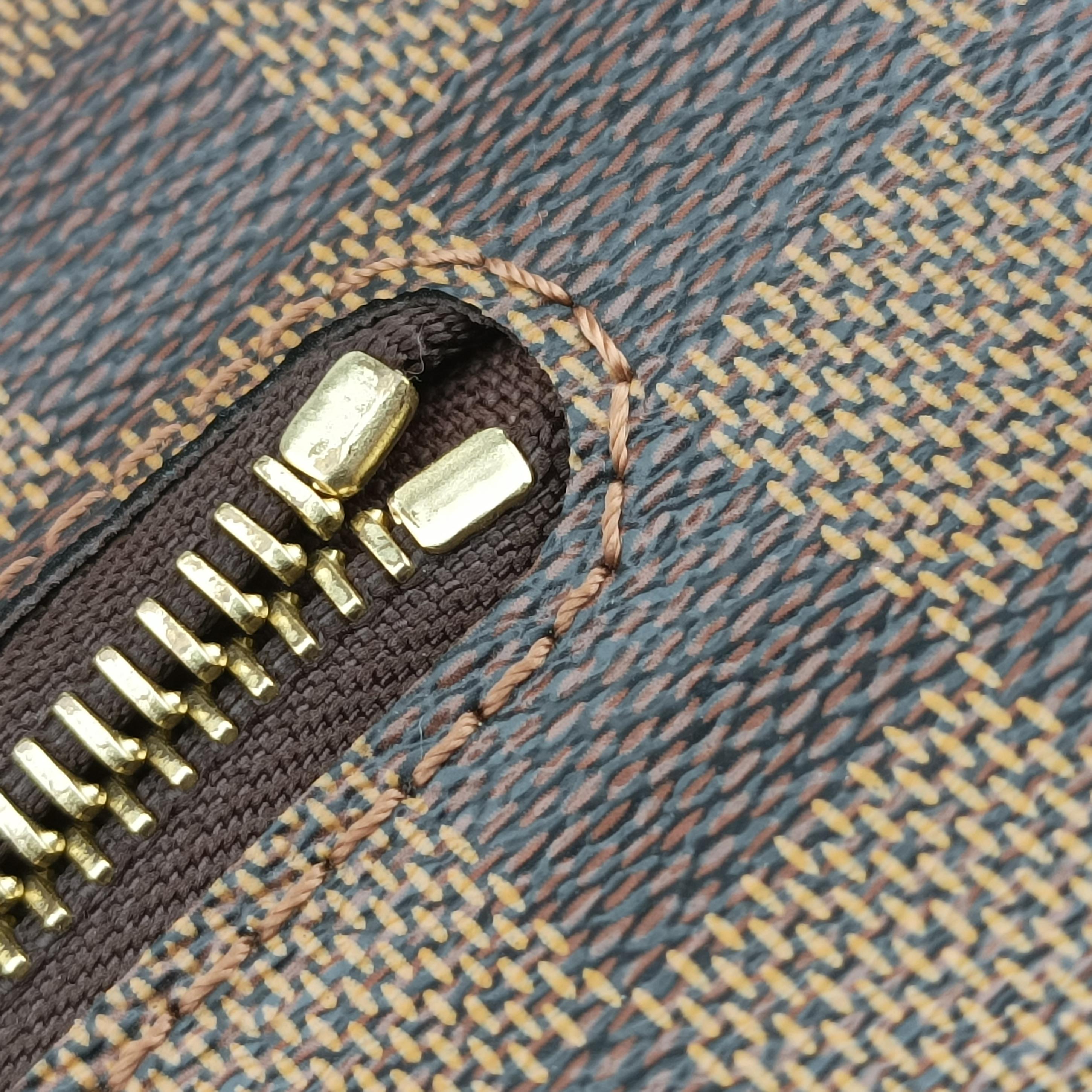 Pre-owned Louis Vuitton BROOKLYN MM EBENE Damier Canvas N51211 shoulderbag | stylenewstar