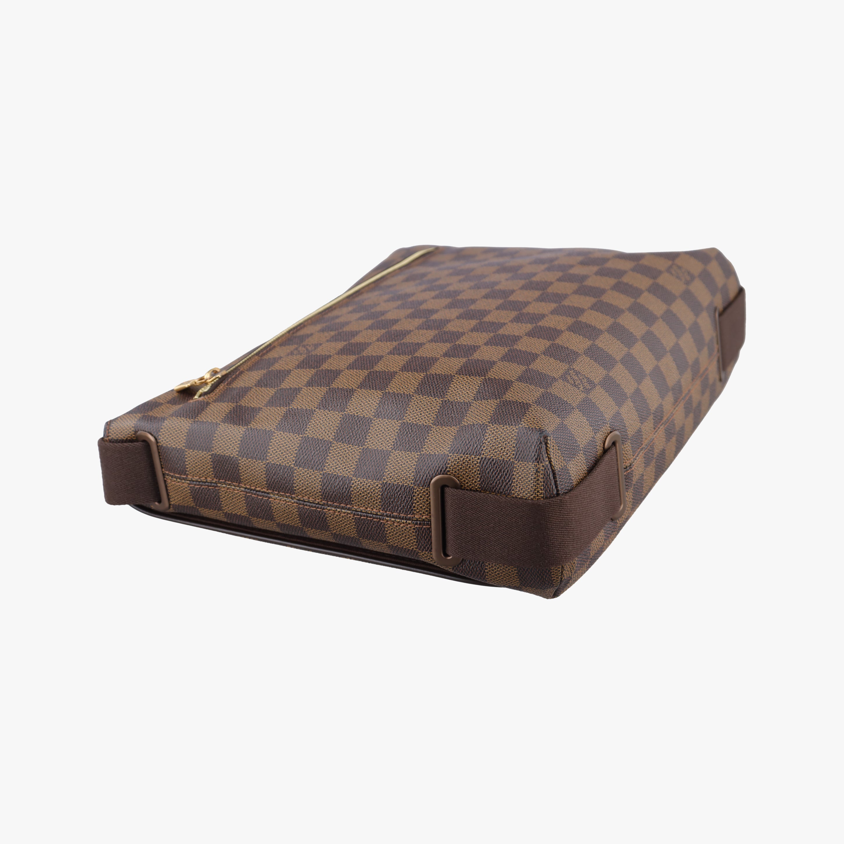Pre-owned Louis Vuitton BROOKLYN MM EBENE Damier Canvas N51211 shoulderbag | stylenewstar