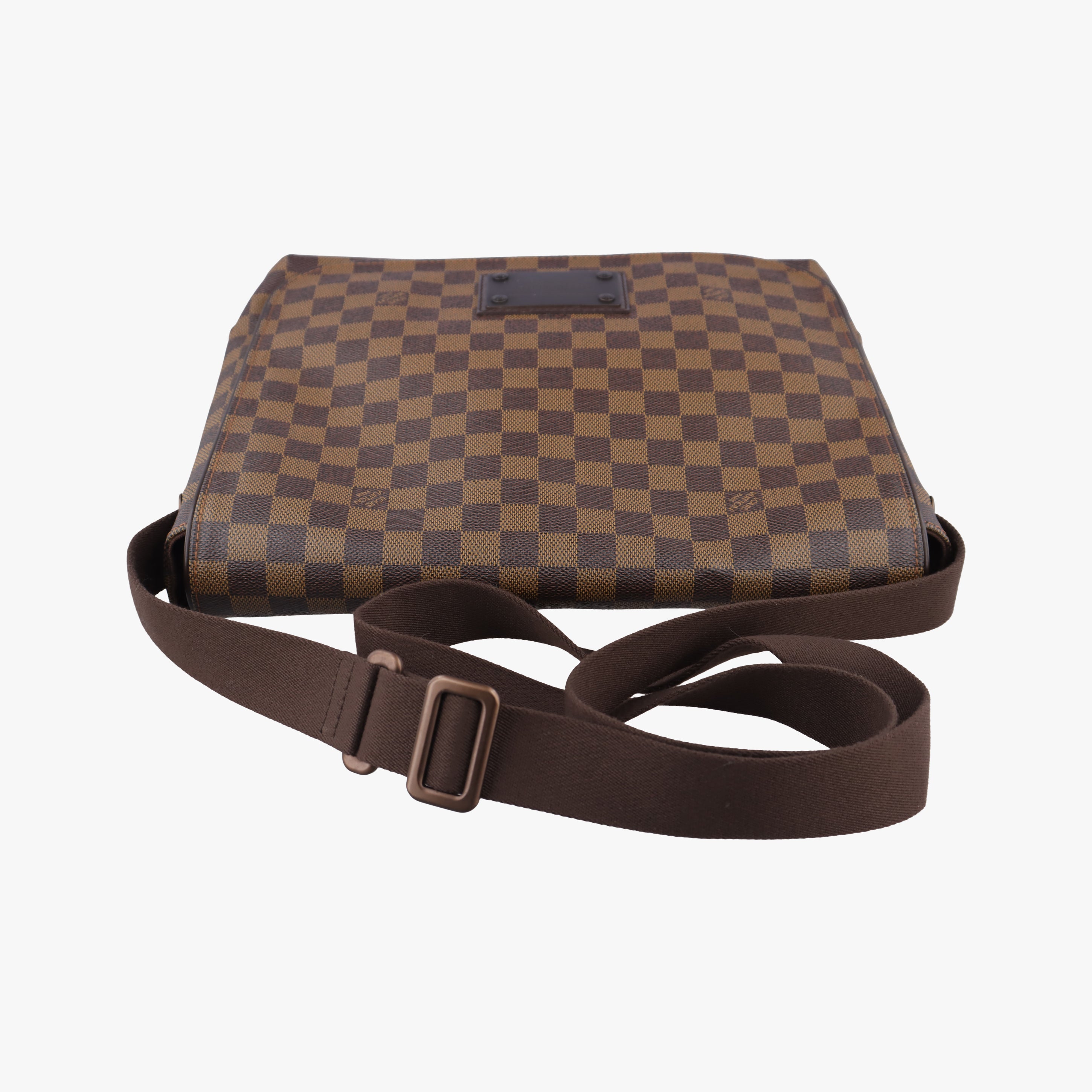 Pre-owned Louis Vuitton BROOKLYN MM EBENE Damier Canvas N51211 shoulderbag | stylenewstar