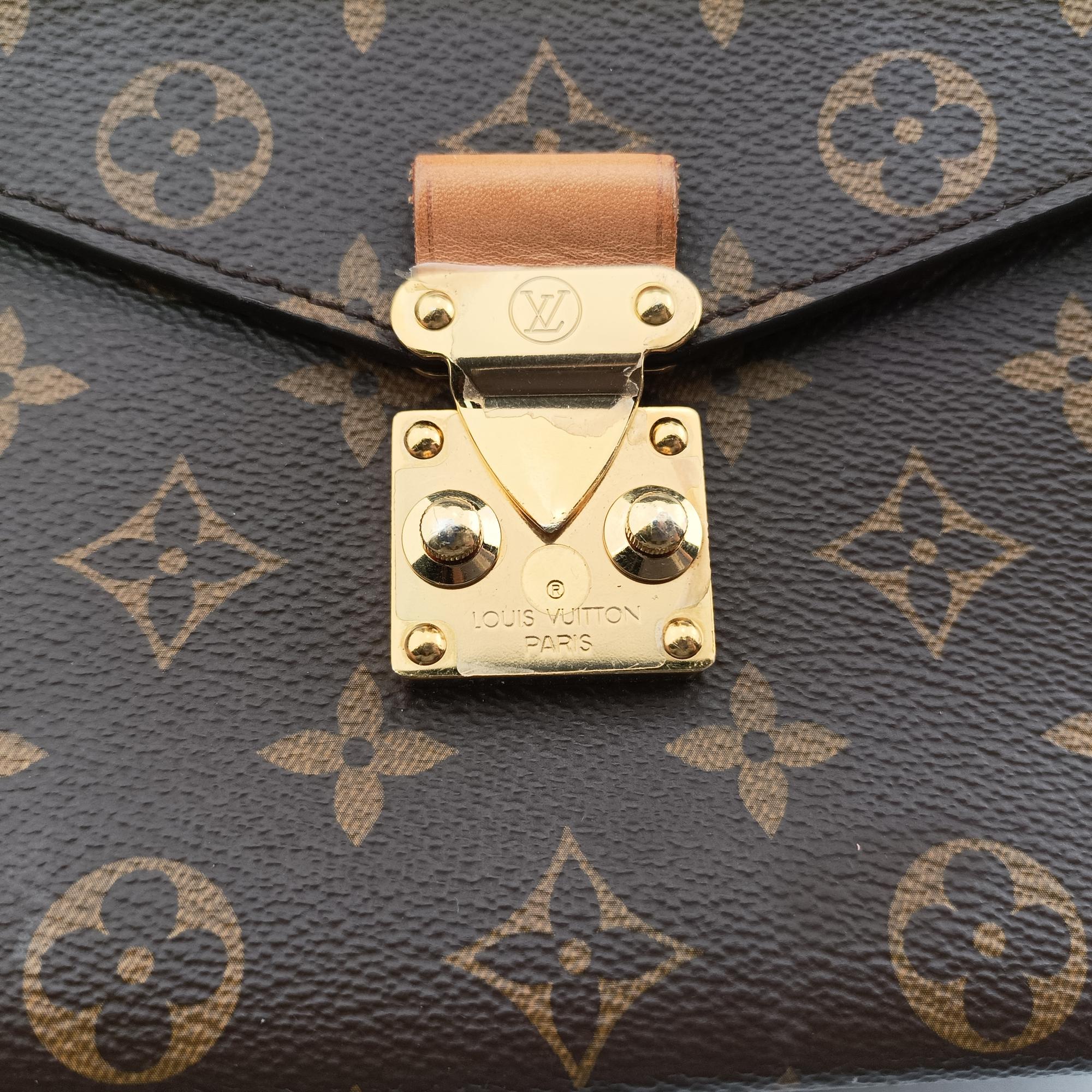 Pre-owned Louis Vuitton Pochette Metis MM Brown Monogram Canvas M44875 shoulderbag | stylenewstar