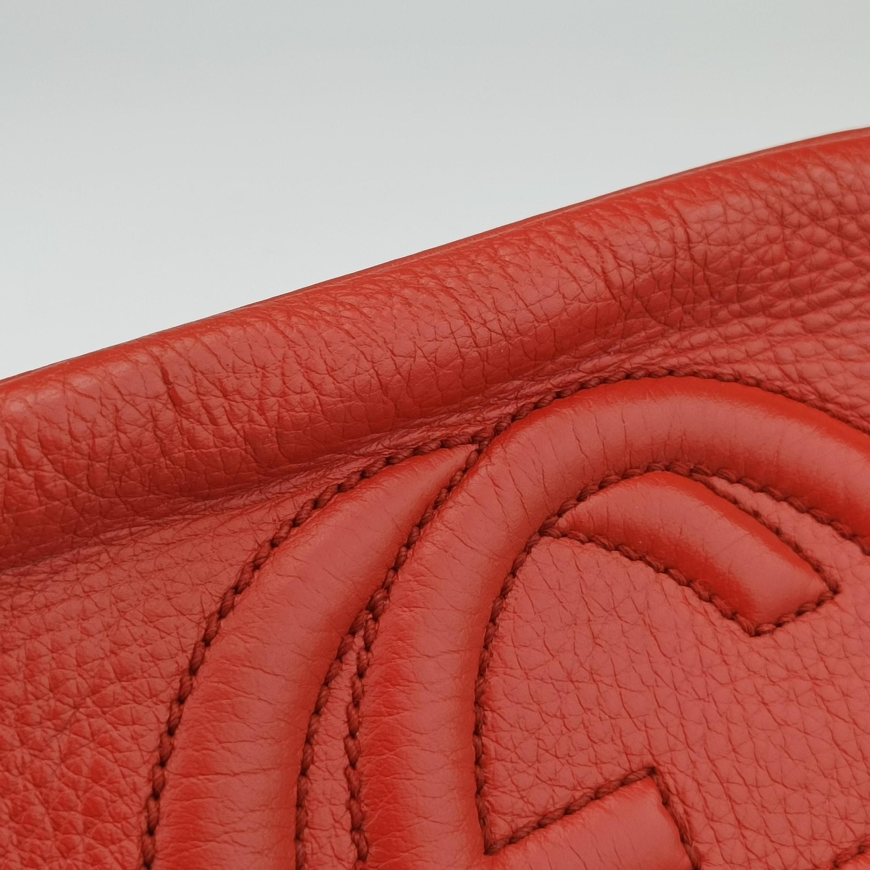 Pre-owned Gucci Soho Orange Leather 308364 shoulderbag | stylenewstar