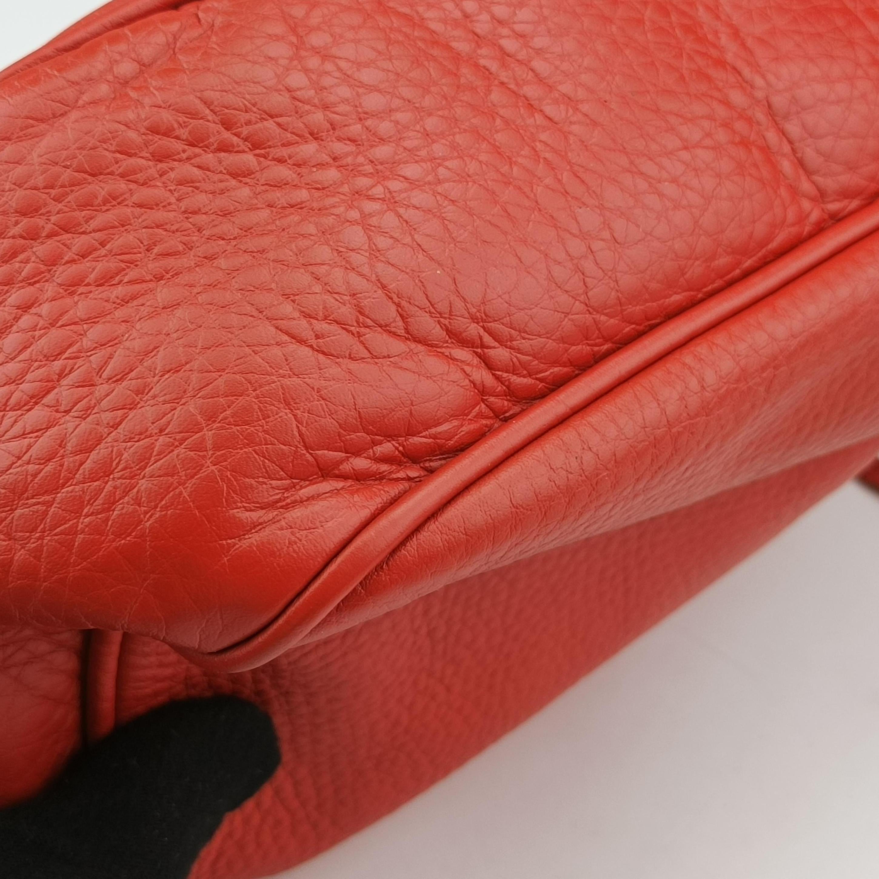 Pre-owned Gucci Soho Orange Leather 308364 shoulderbag | stylenewstar