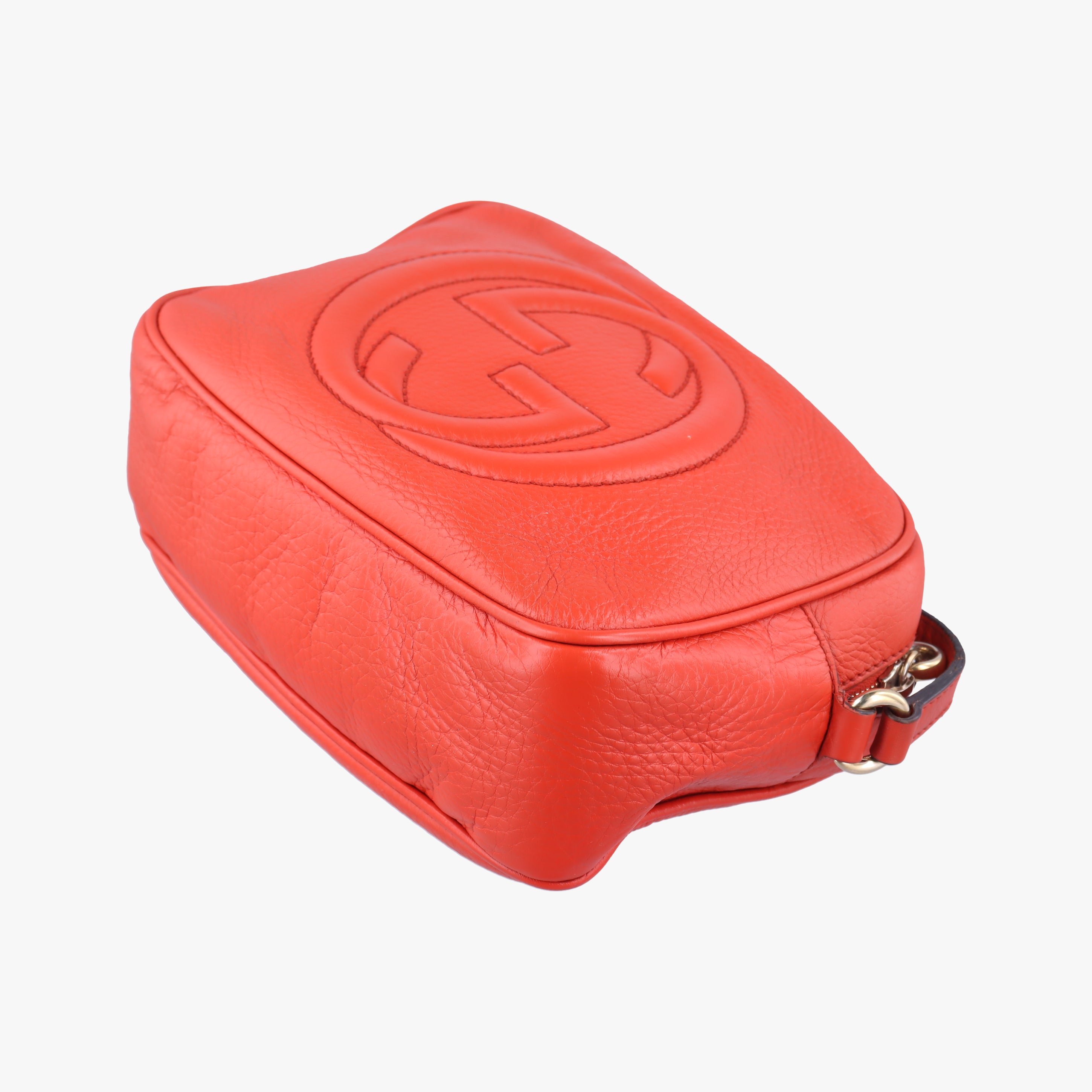 Pre-owned Gucci Soho Orange Leather 308364 shoulderbag | stylenewstar