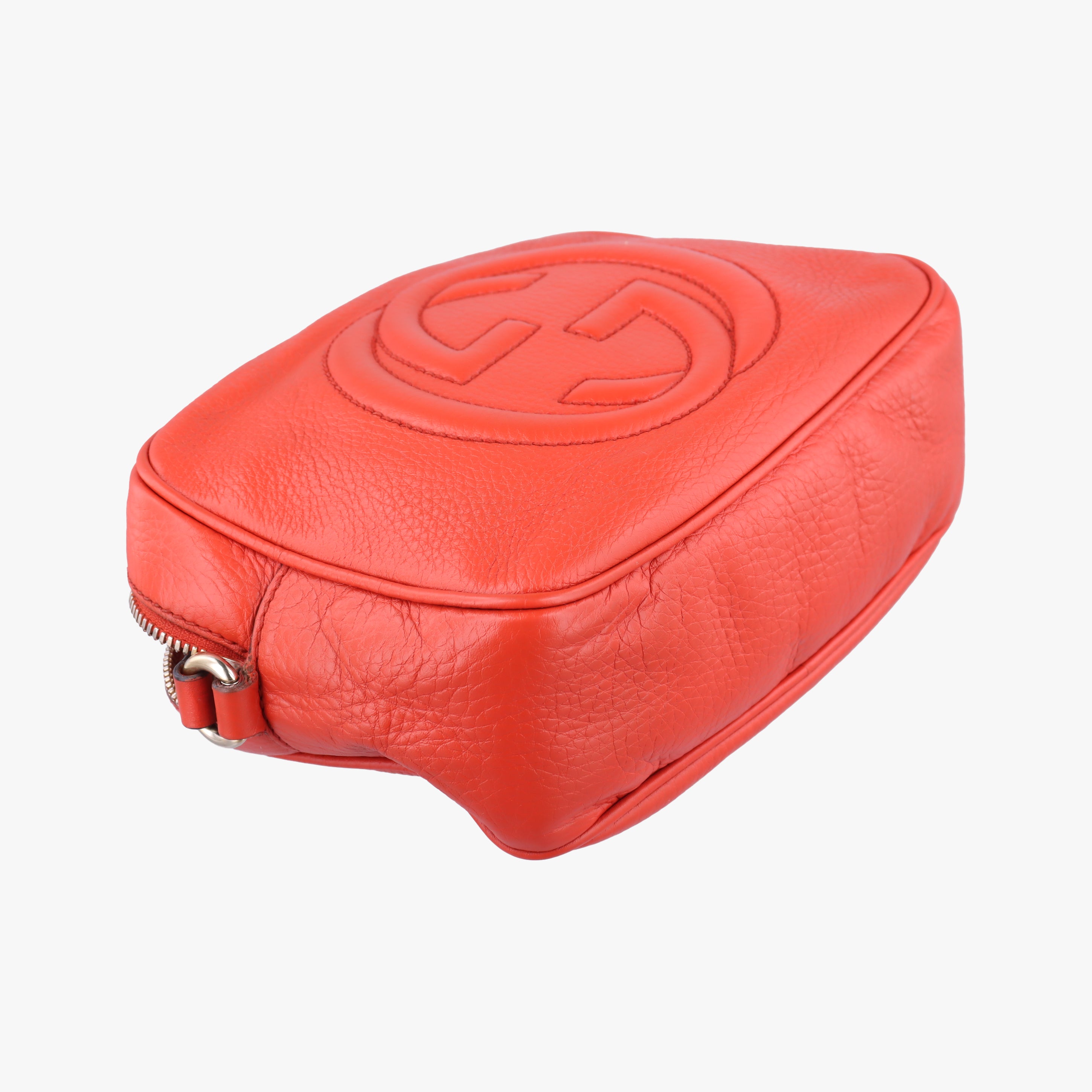 Pre-owned Gucci Soho Orange Leather 308364 shoulderbag | stylenewstar