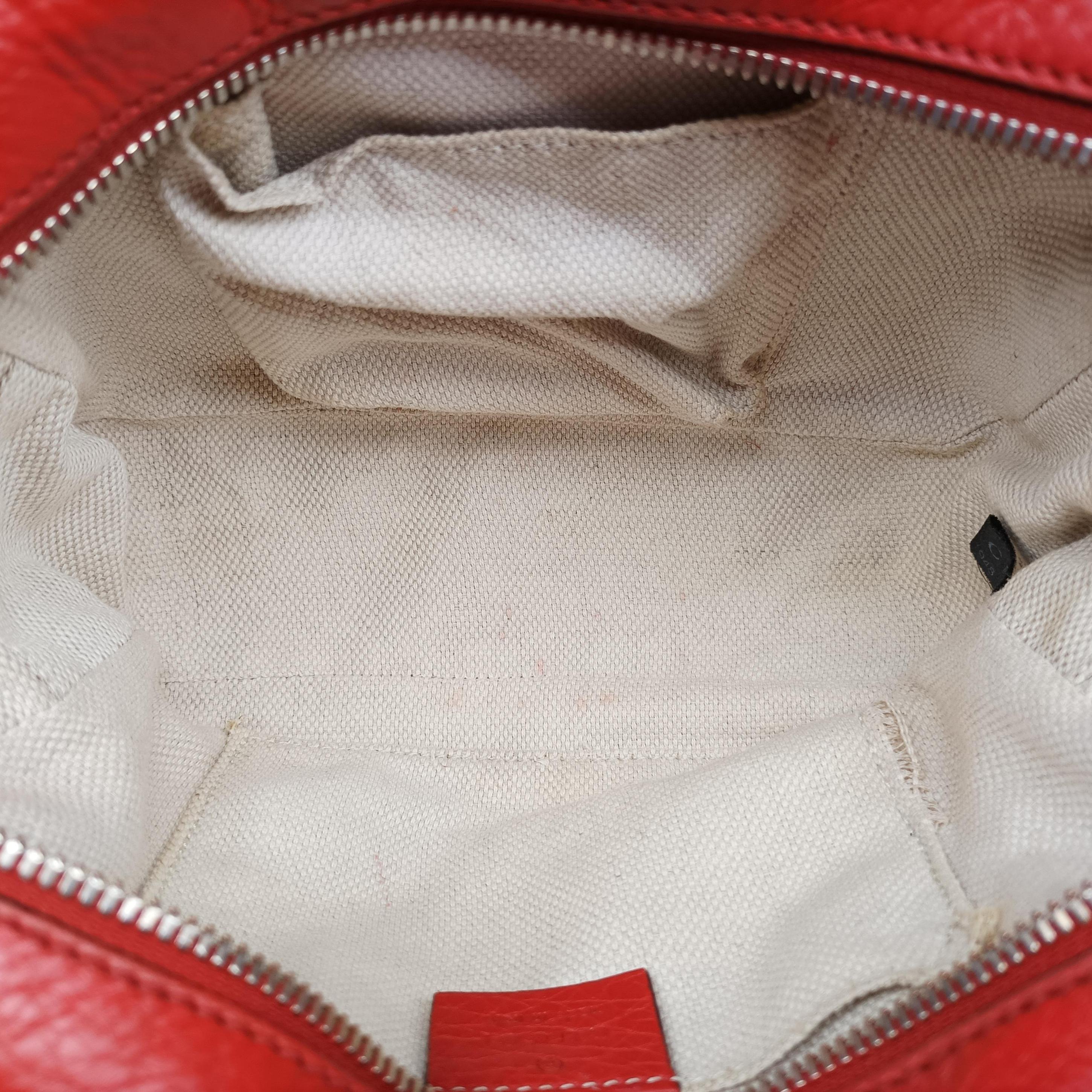 Pre-owned Gucci Soho Orange Leather 308364 shoulderbag | stylenewstar