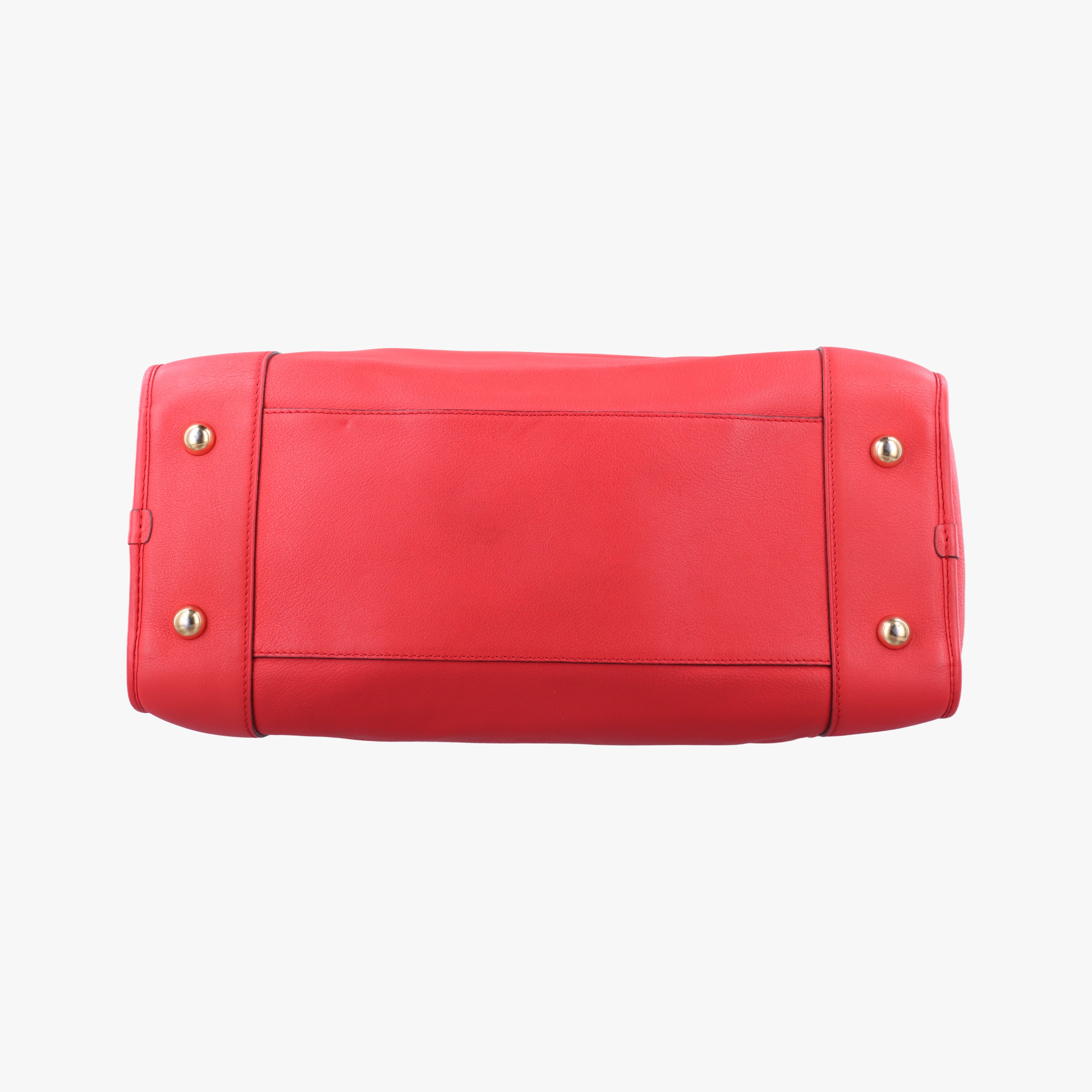 Secondhand Loewe Amazona36 Red Leather  handbag | stylenewstar