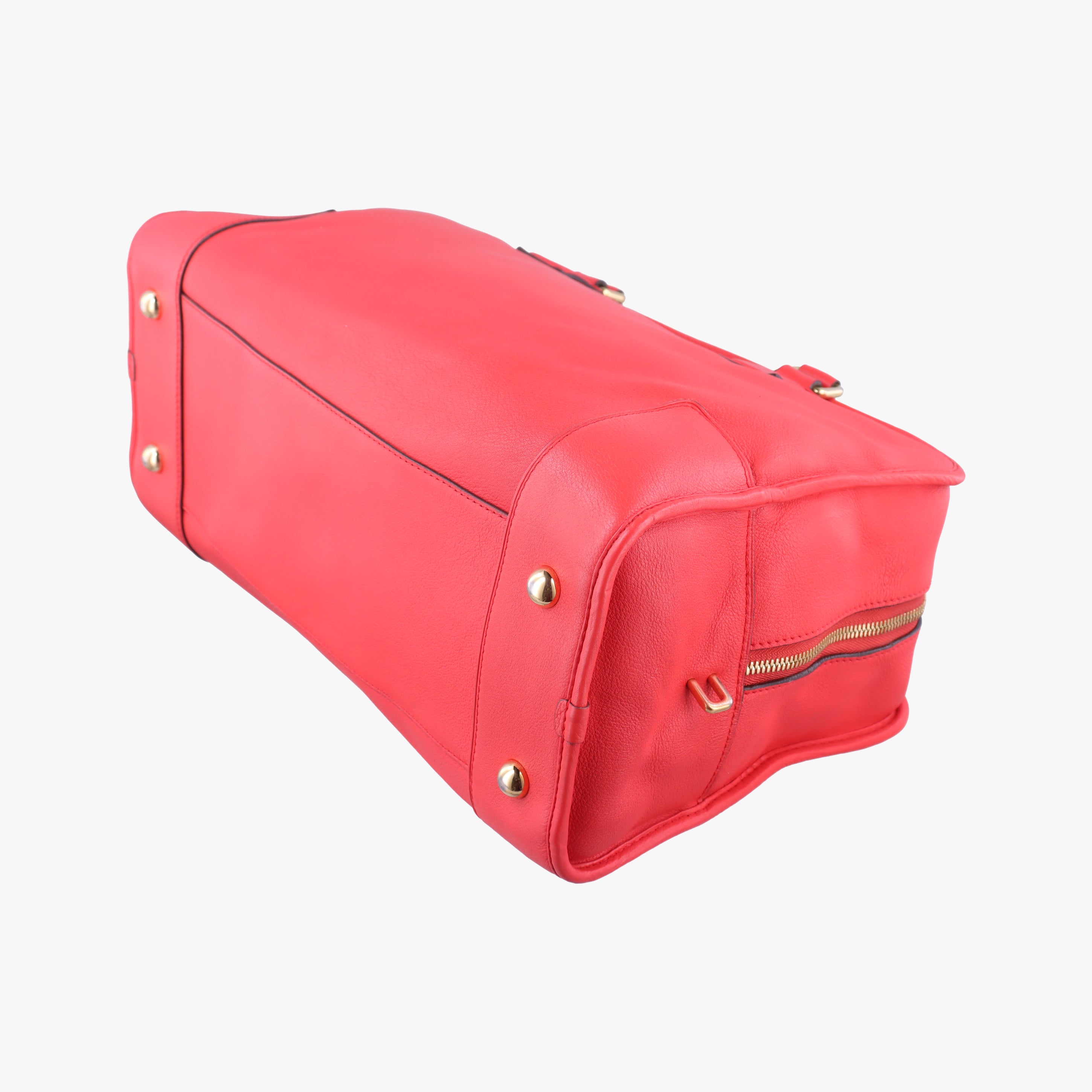Secondhand Loewe Amazona36 Red Leather  handbag | stylenewstar