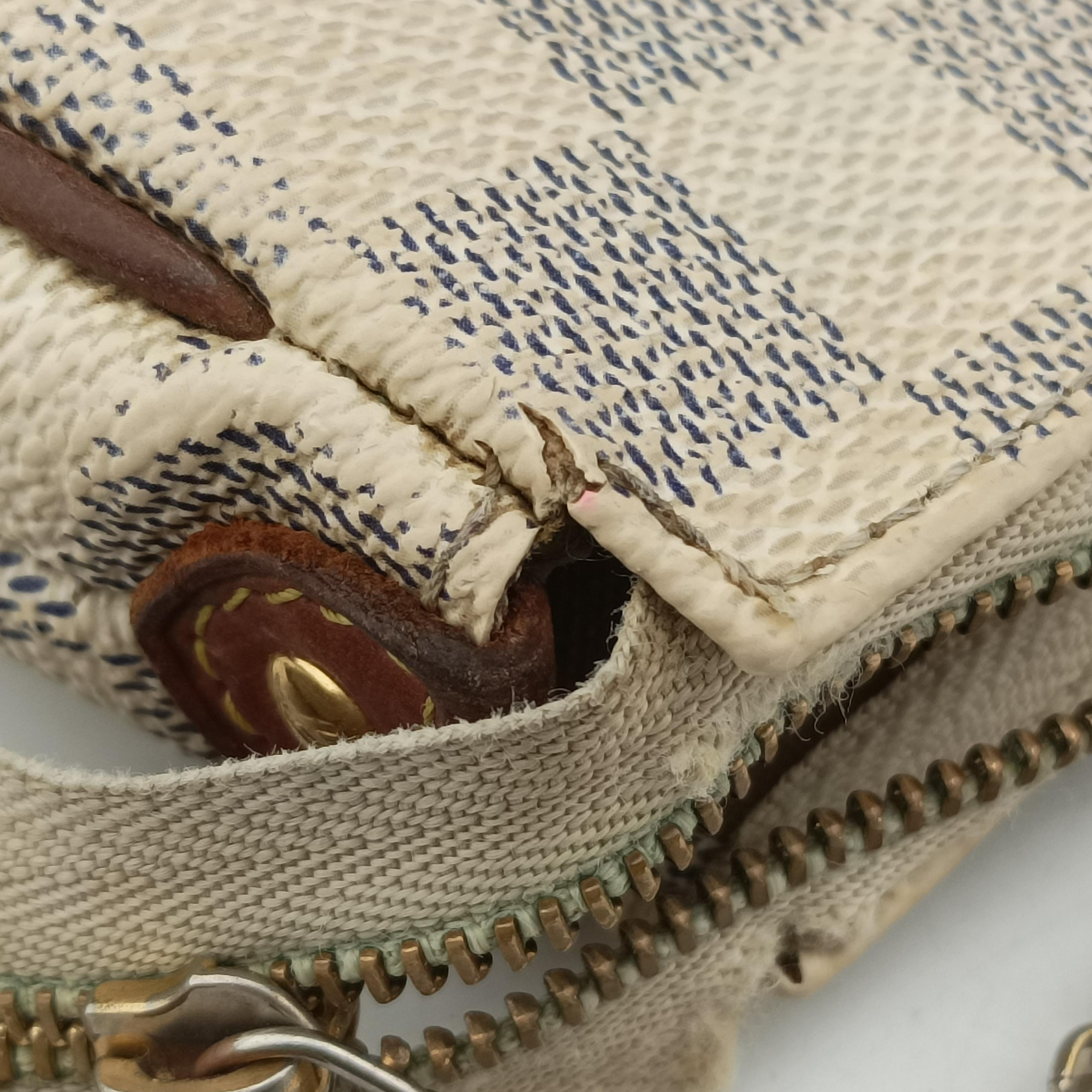 Pre-owned Louis Vuitton EVA Azur Damier Canvas N55214 shoulderbag | stylenewstar