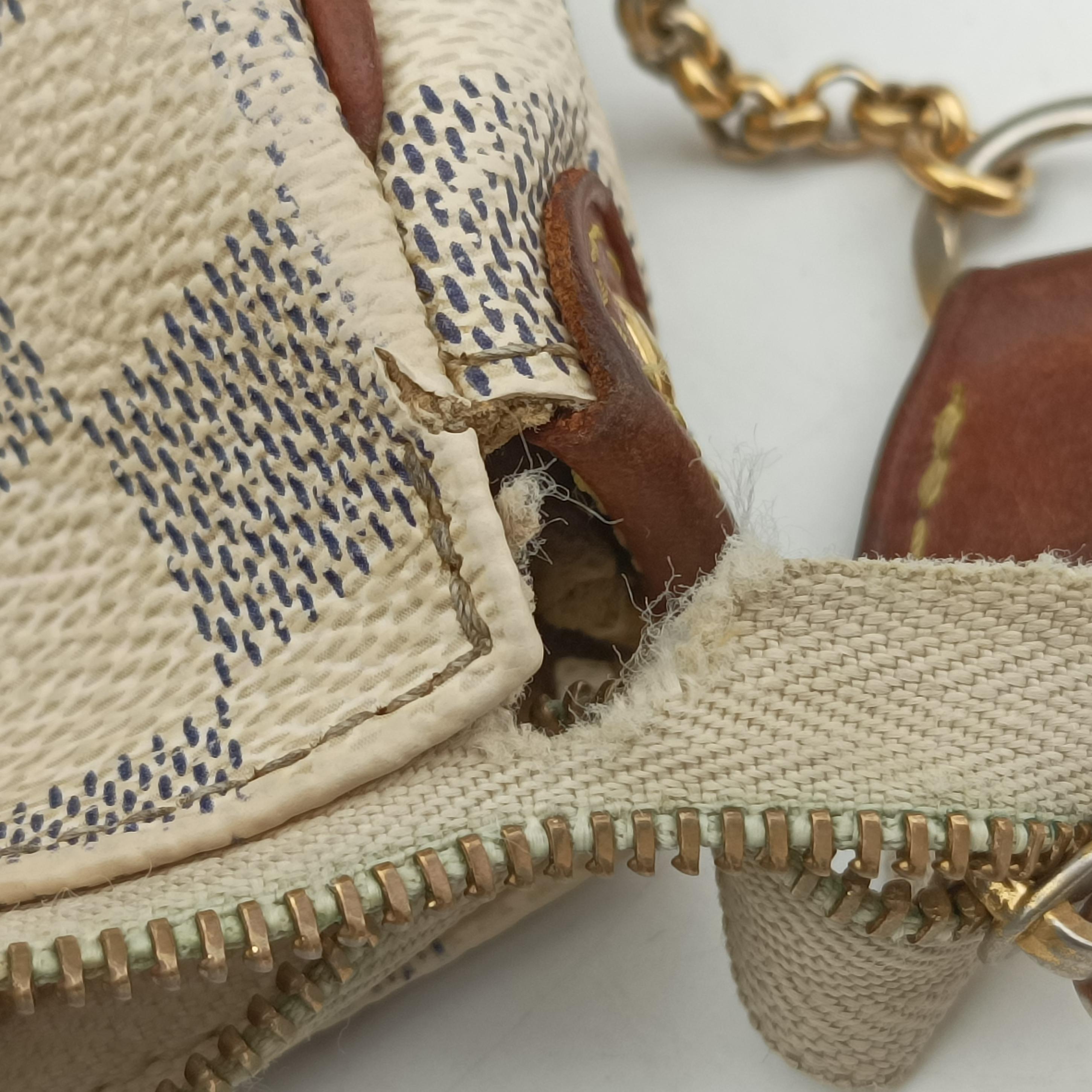 Pre-owned Louis Vuitton EVA Azur Damier Canvas N55214 shoulderbag | stylenewstar