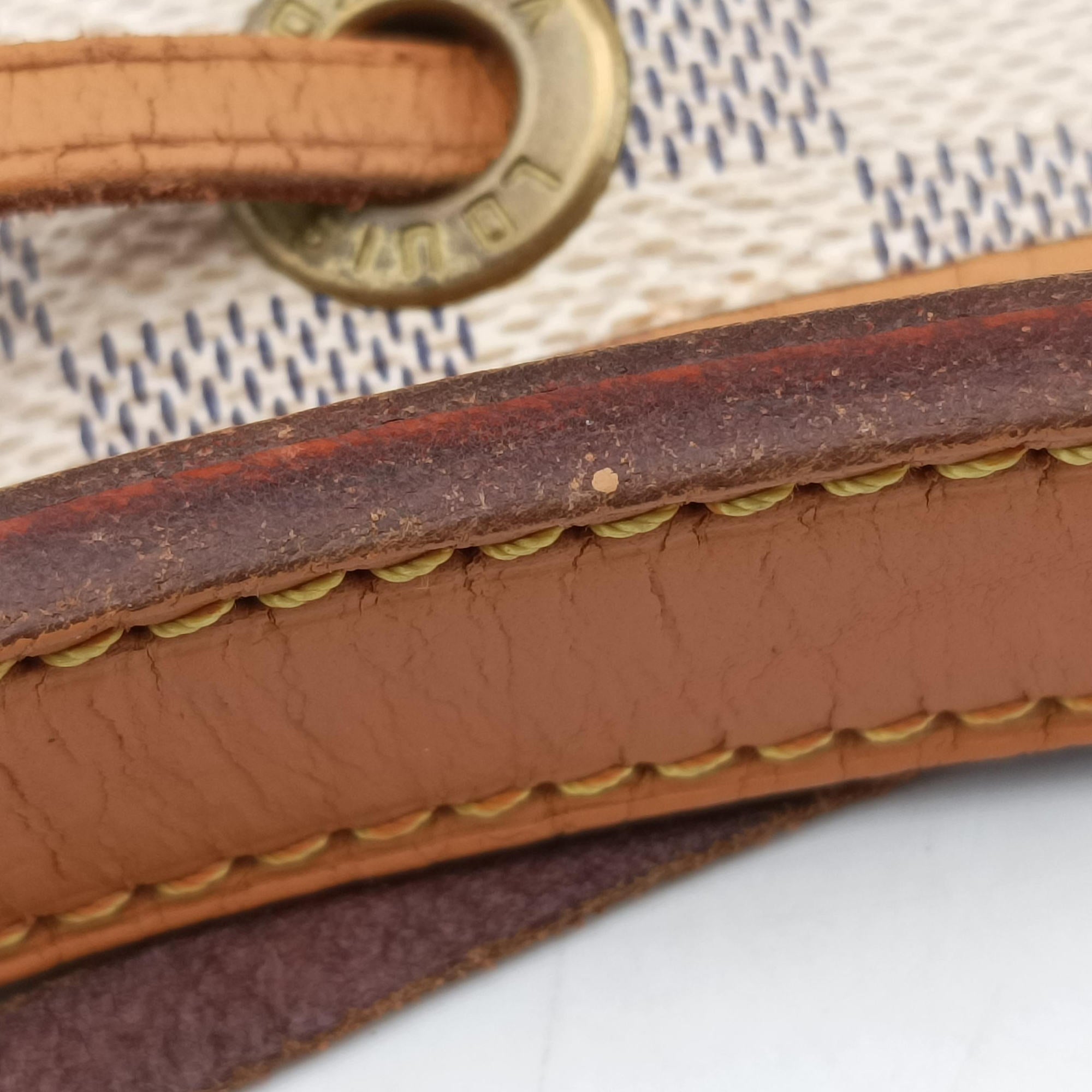 Pre-owned Louis Vuitton Noe AZUR Damier Canvas N42222 shoulderbag | stylenewstar