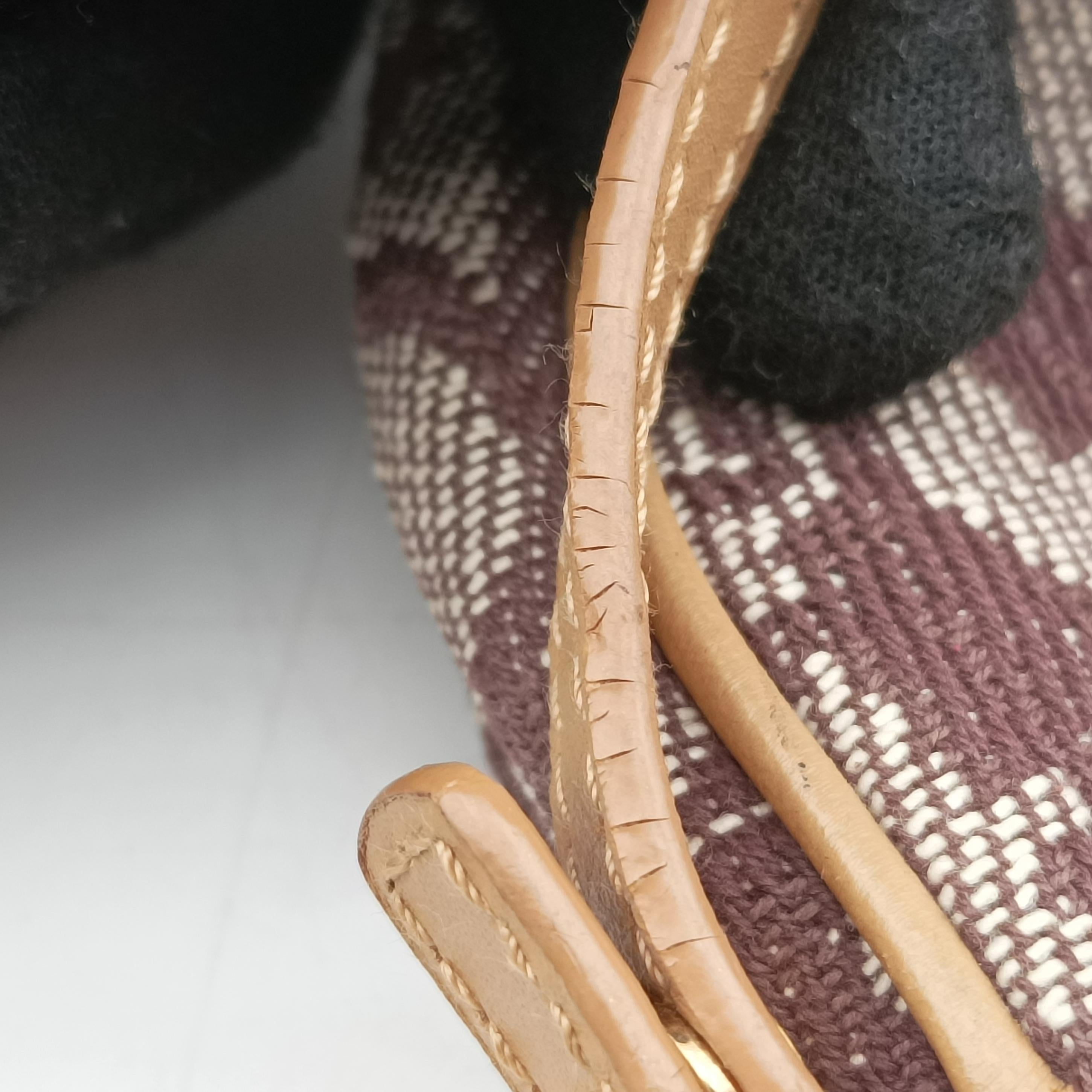 Pre-owned Christian Dior Saddle Brown Jacquard  handbag | stylenewstar