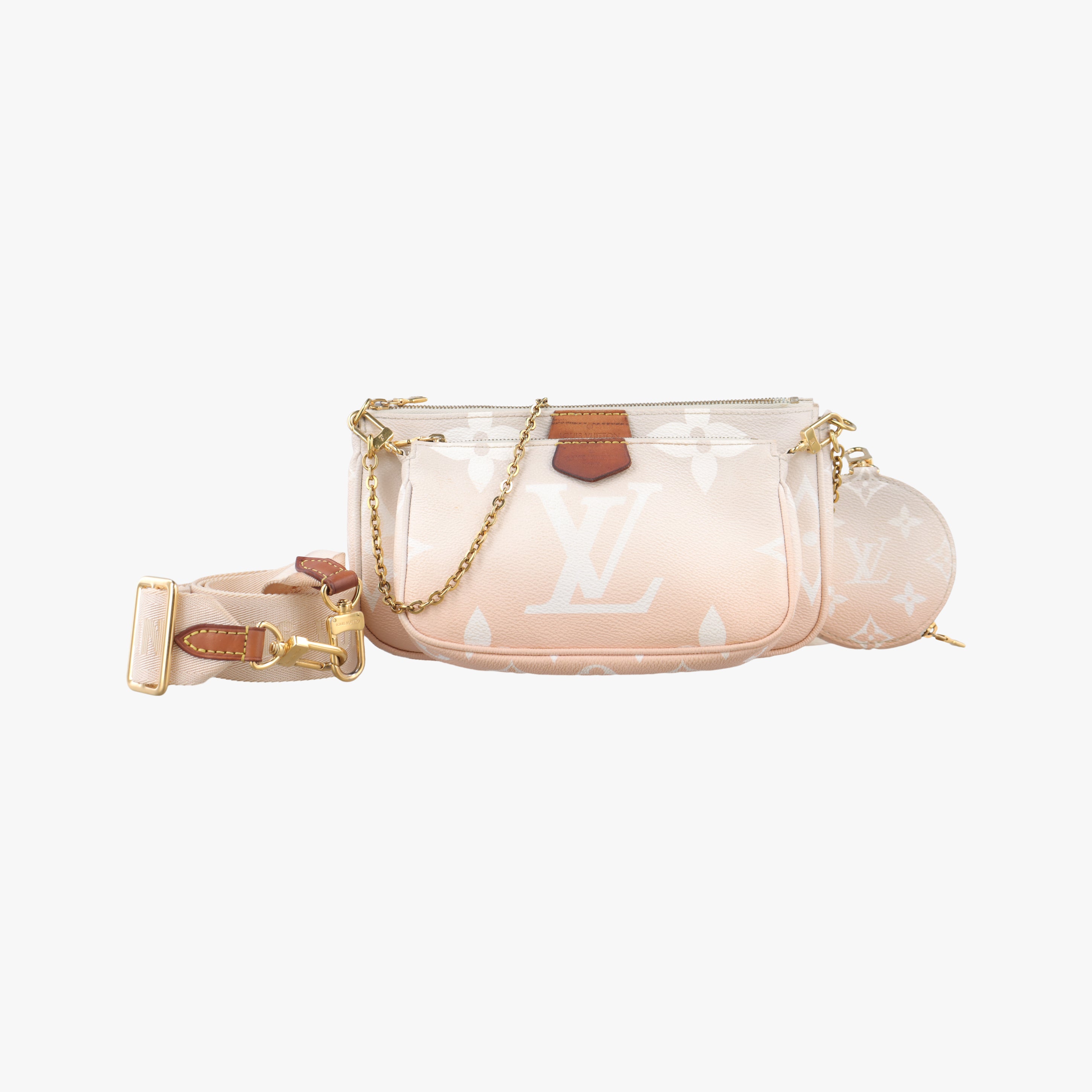 Pre-owned Louis Vuitton MULTI POCHETTE ACCESSOIRES Brume Monogram Giant M57634 shoulderbag | stylenewstar