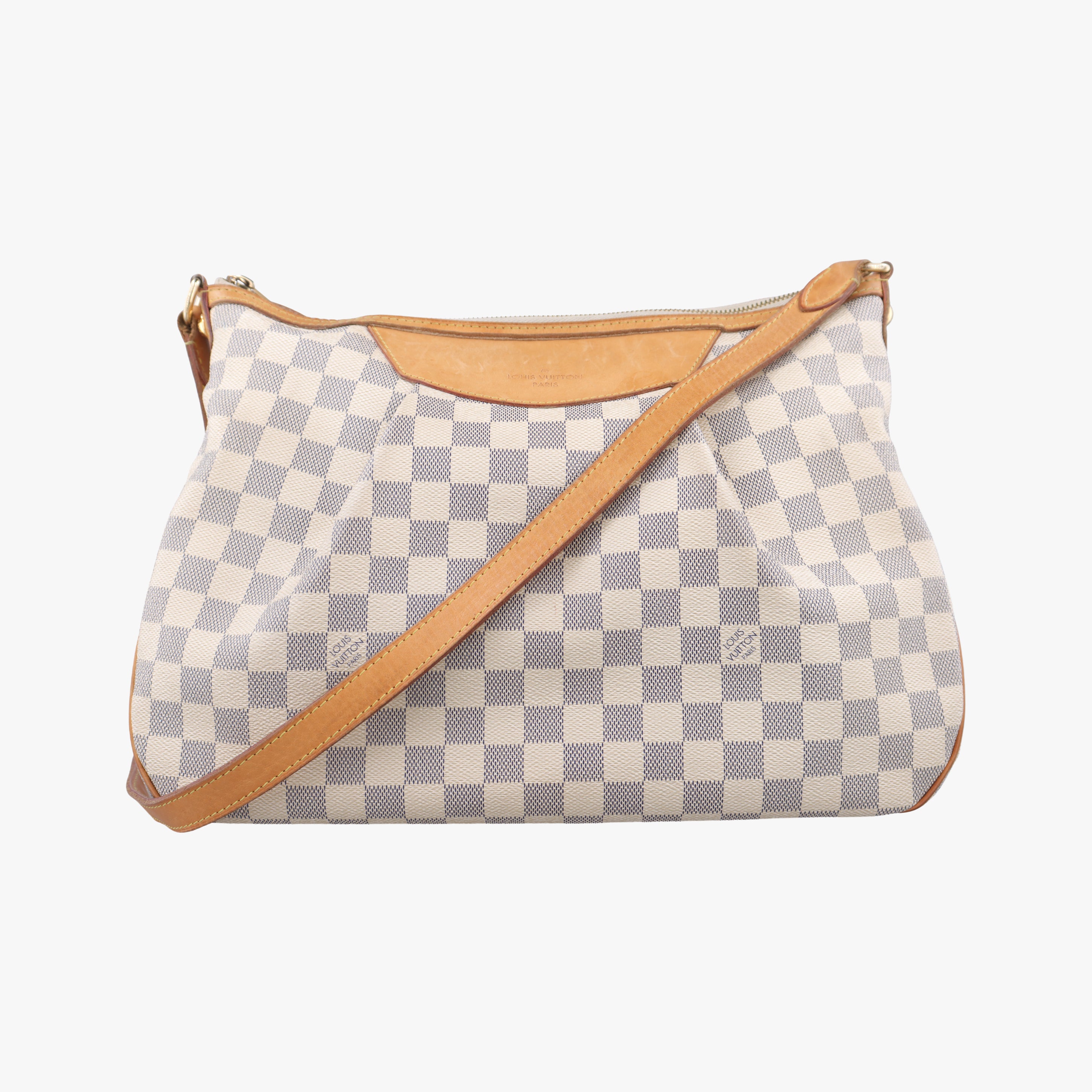 Pre-owned Louis Vuitton SIRACUSA MM Azur Damier Canvas N41112 shoulderbag | stylenewstar