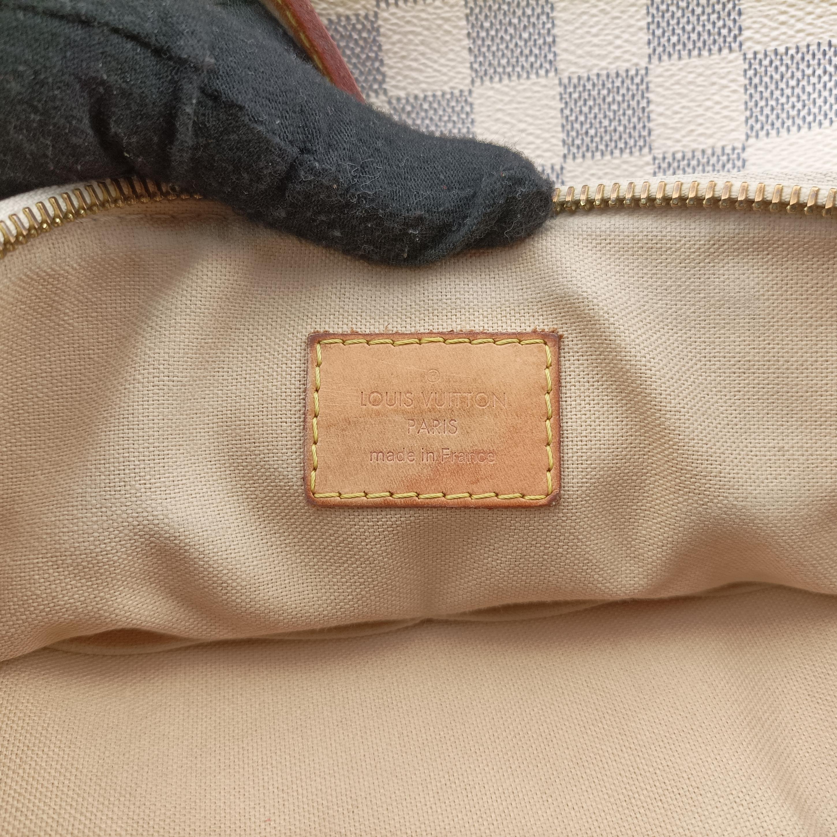 Pre-owned Louis Vuitton SIRACUSA MM Azur Damier Canvas N41112 shoulderbag | stylenewstar