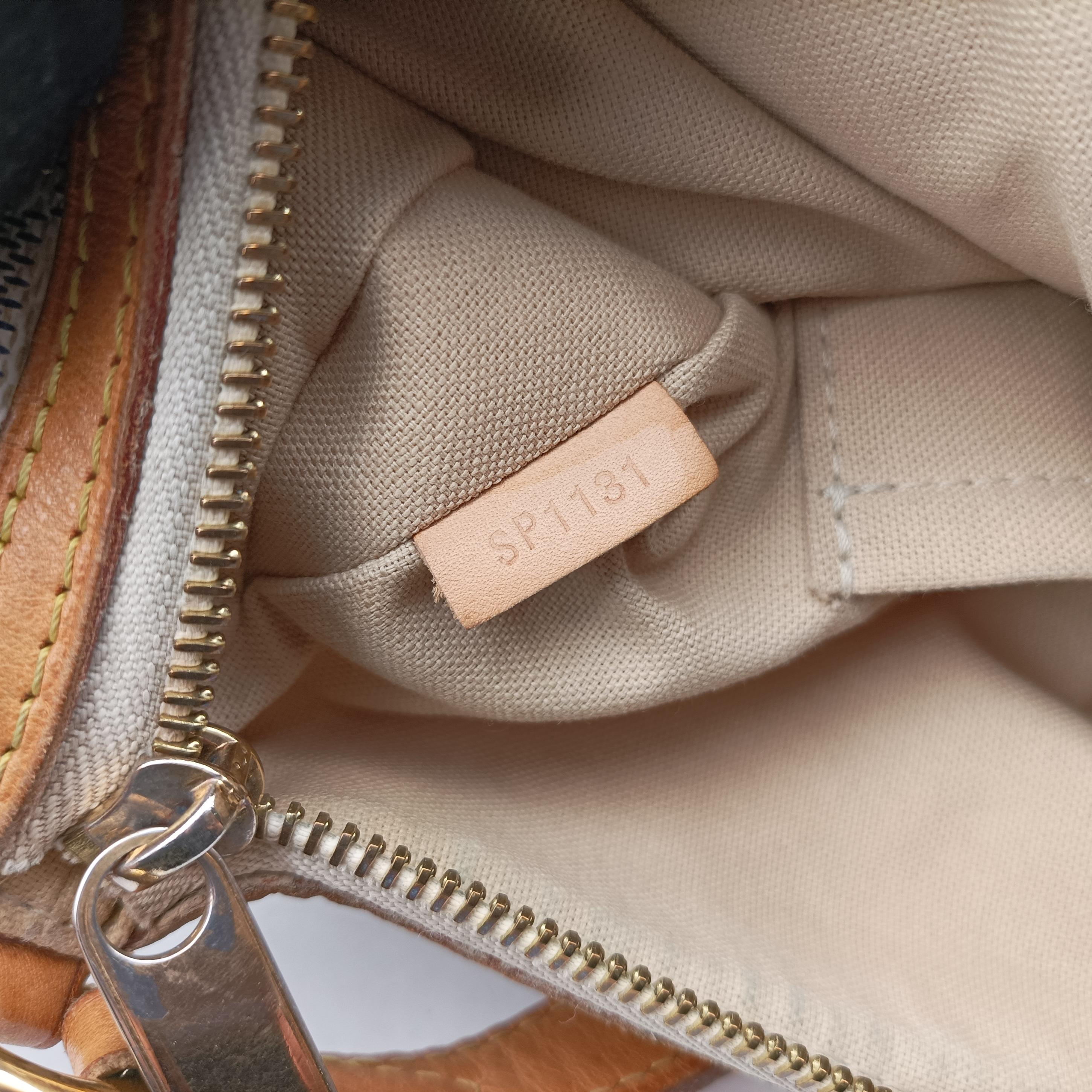 Pre-owned Louis Vuitton SIRACUSA MM Azur Damier Canvas N41112 shoulderbag | stylenewstar