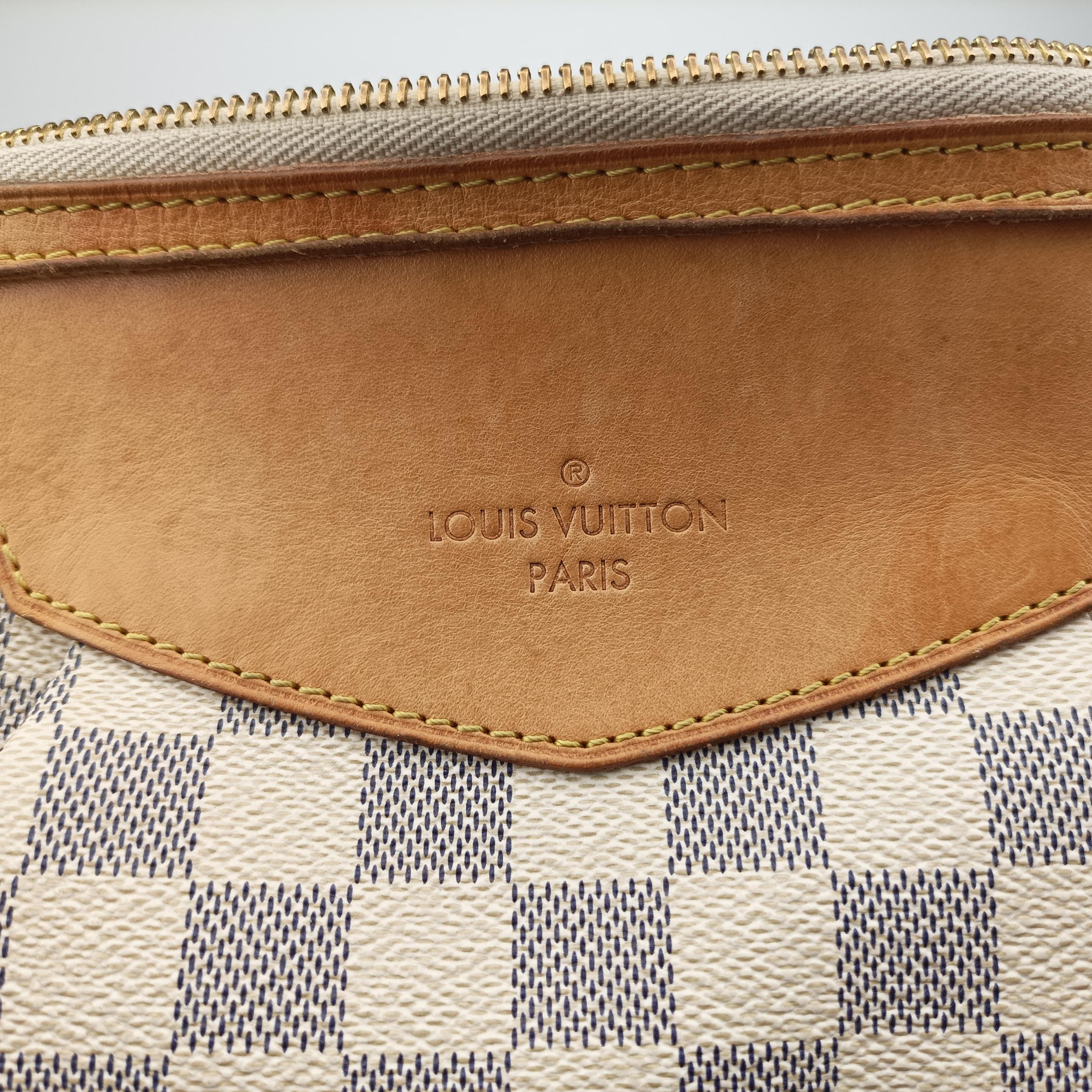 Pre-owned Louis Vuitton SIRACUSA MM Azur Damier Canvas N41112 shoulderbag | stylenewstar