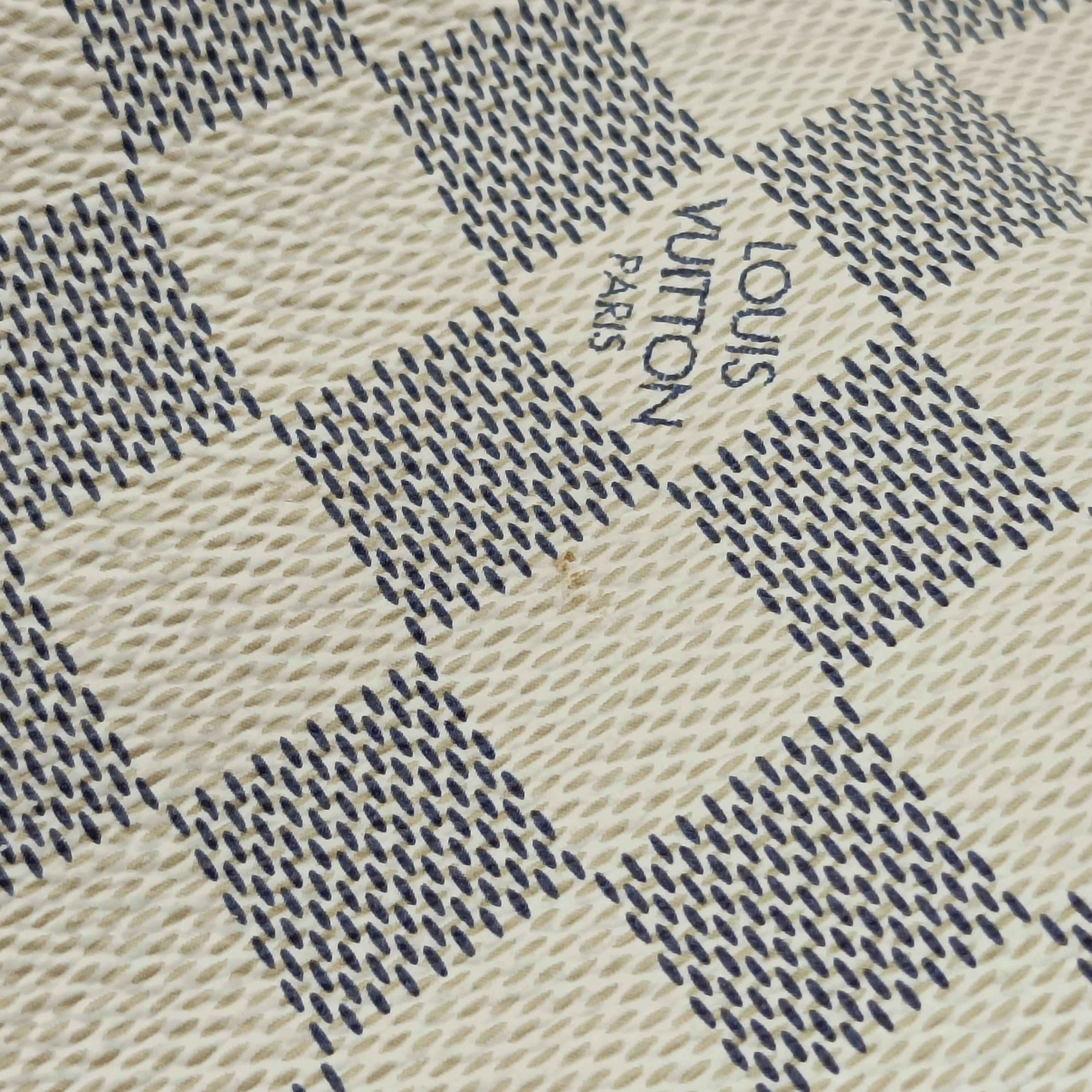 Pre-owned Louis Vuitton SIRACUSA MM Azur Damier Canvas N41112 shoulderbag | stylenewstar