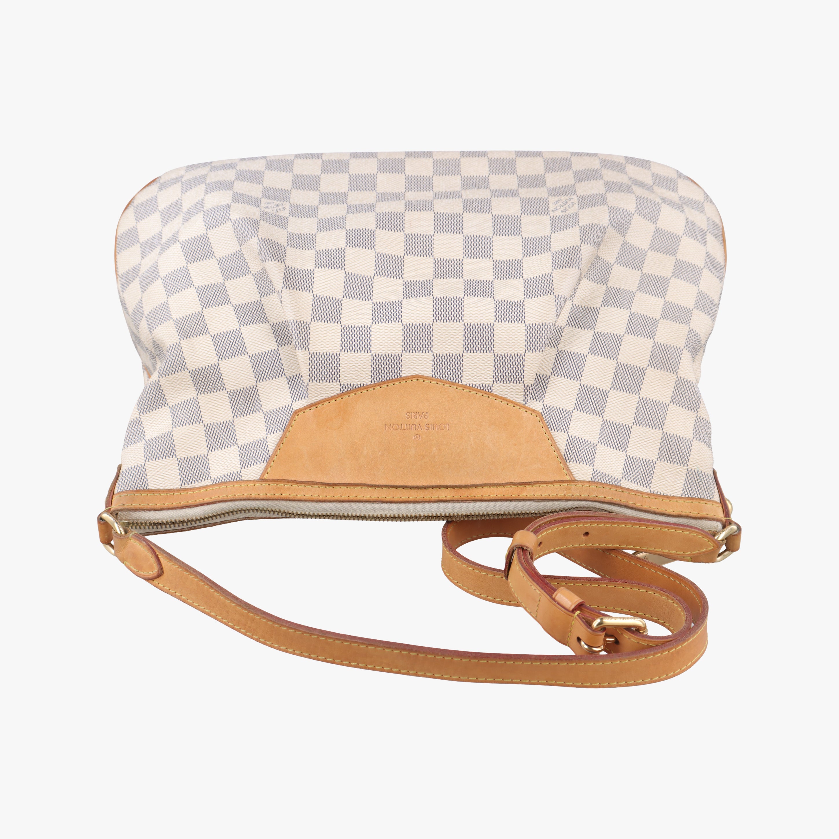 Pre-owned Louis Vuitton SIRACUSA MM Azur Damier Canvas N41112 shoulderbag | stylenewstar