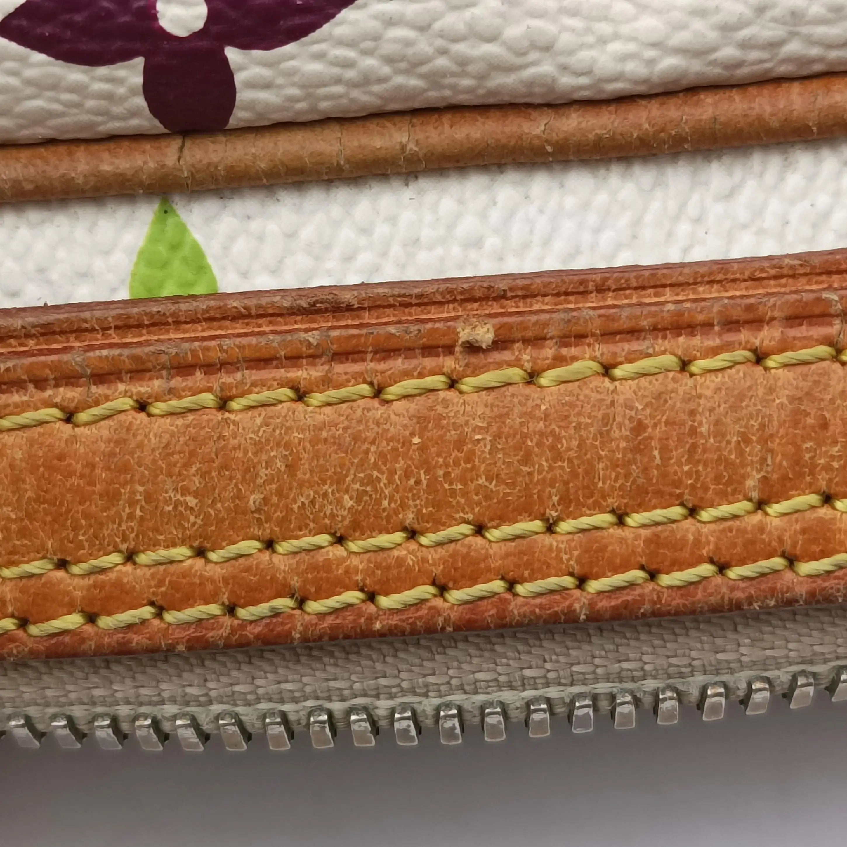 Pre-owned Louis Vuitton PRISCILLA white Monogram Multicolor M40096 handbag | stylenewstar