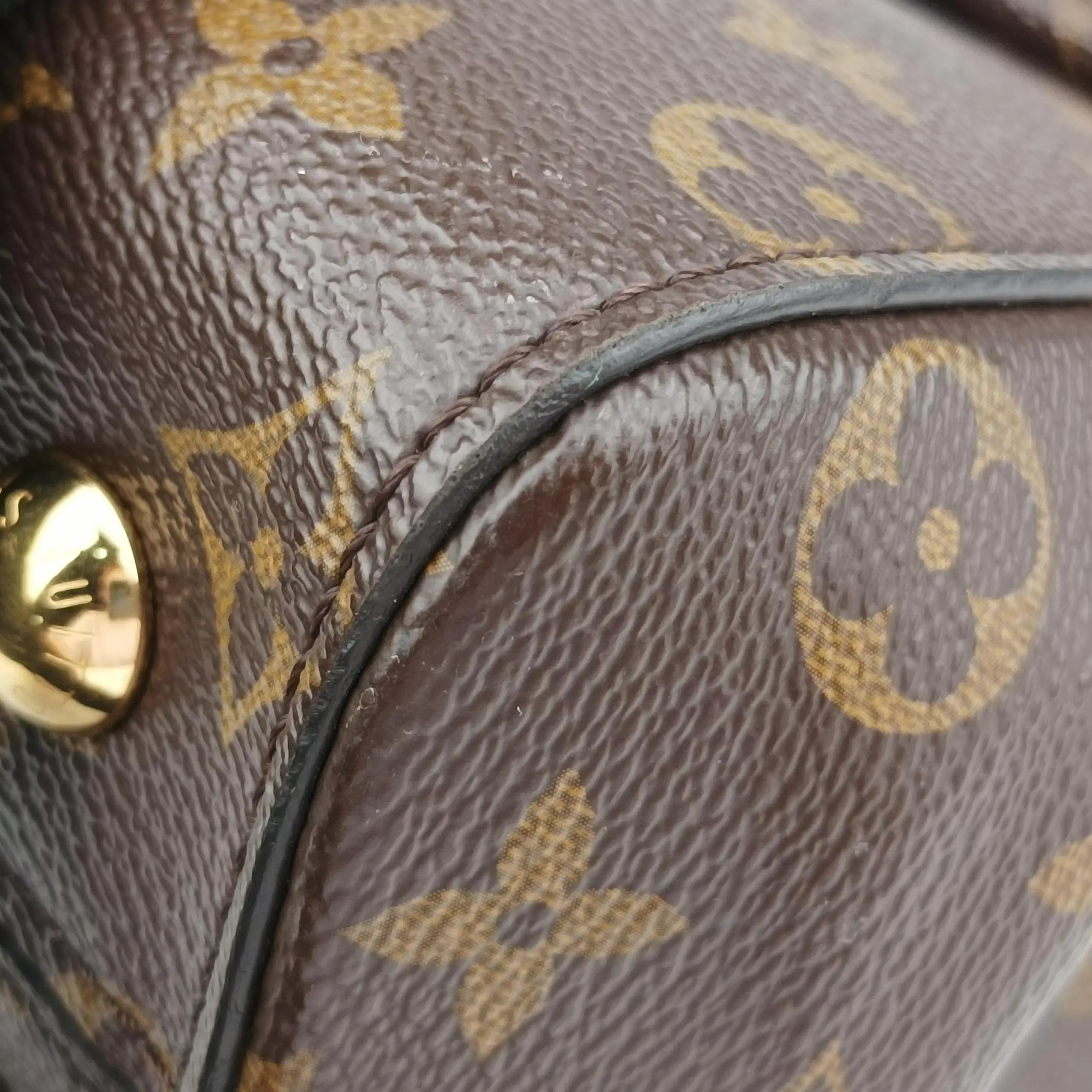 Vintage Louis Vuitton Cluny BB Brown Monogram canvas×calf leather M42738 shoulderbag | stylenewstar
