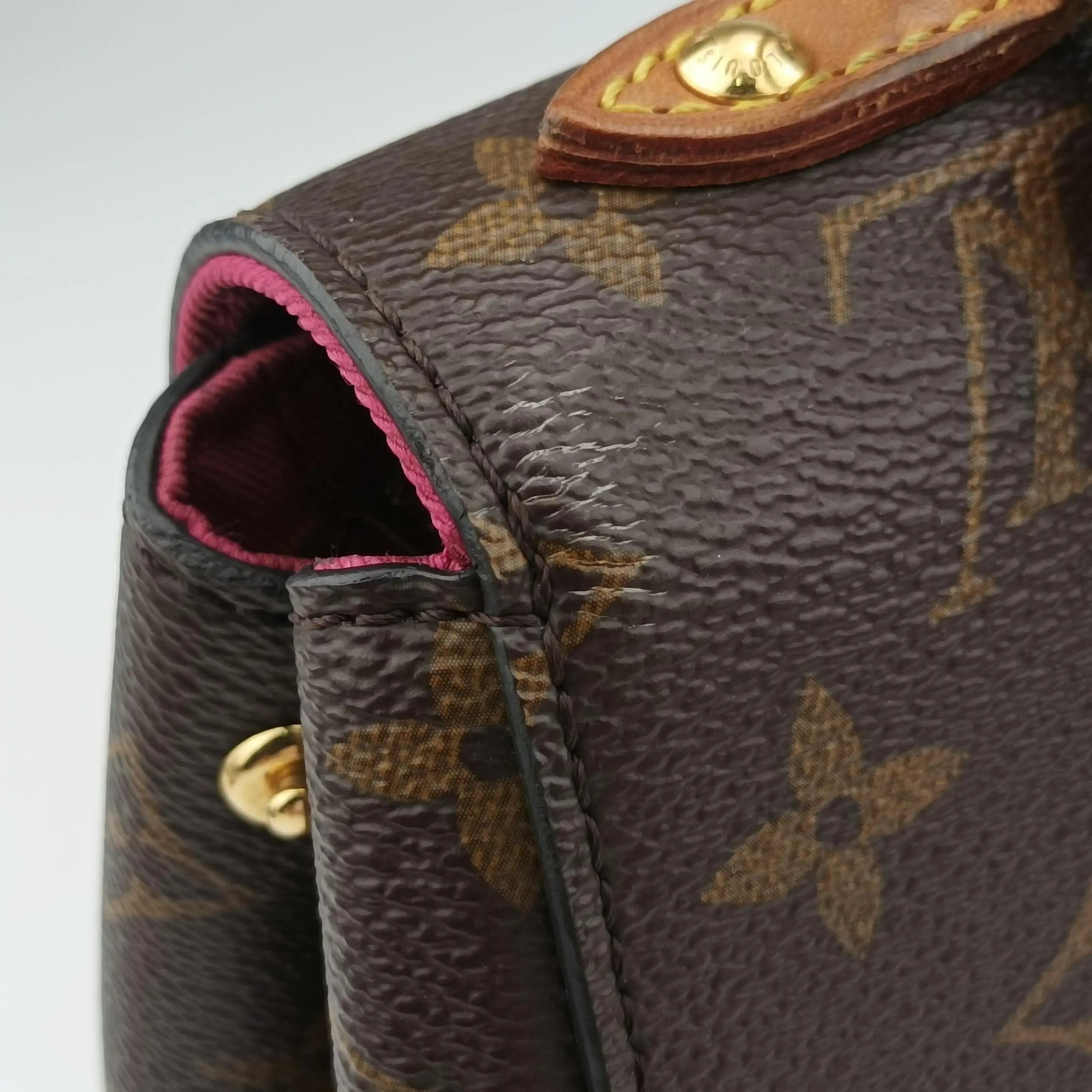Vintage Louis Vuitton Cluny BB Brown Monogram canvas×calf leather M42738 shoulderbag | stylenewstar