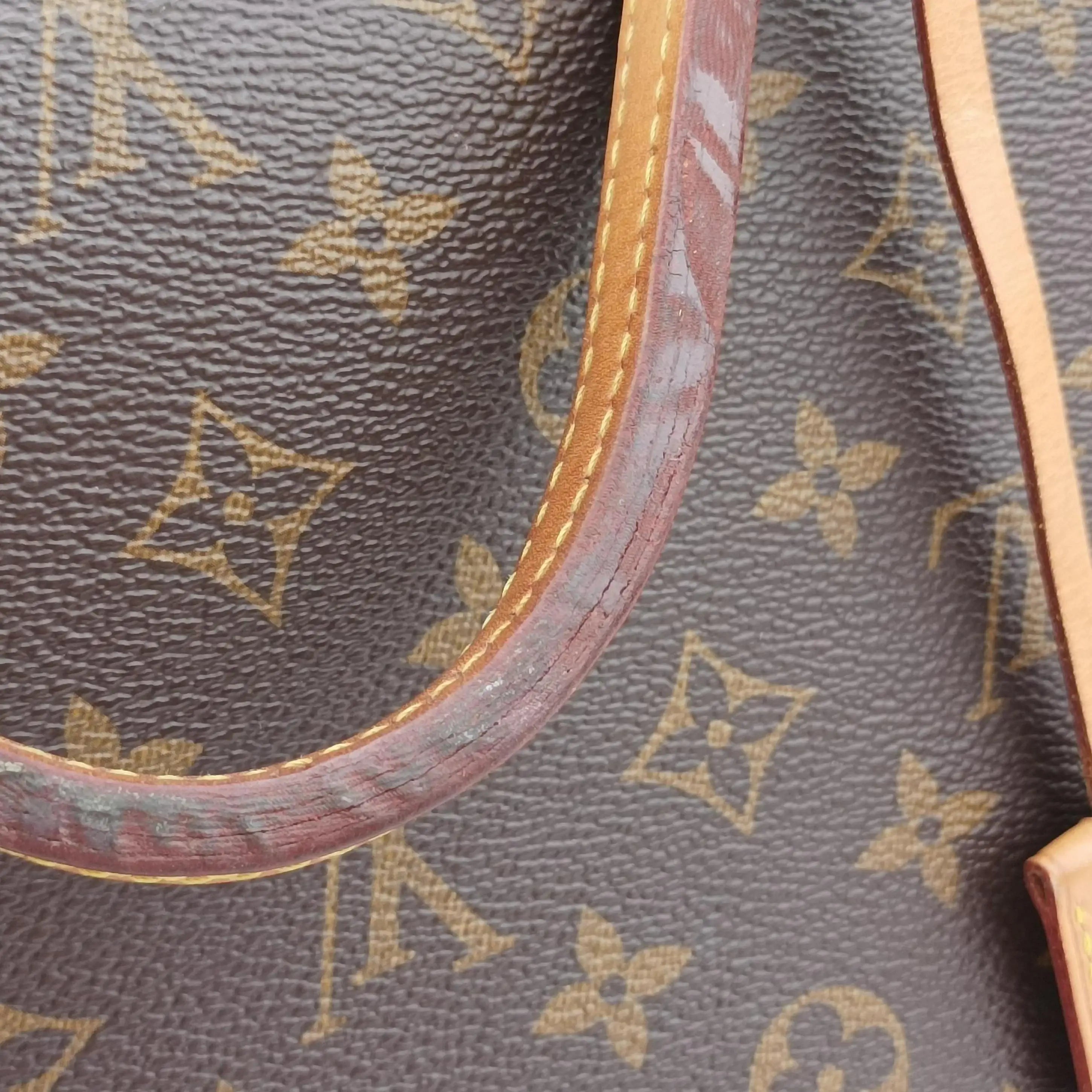 Vintage Louis Vuitton Cluny BB Brown Monogram canvas×calf leather M42738 shoulderbag | stylenewstar