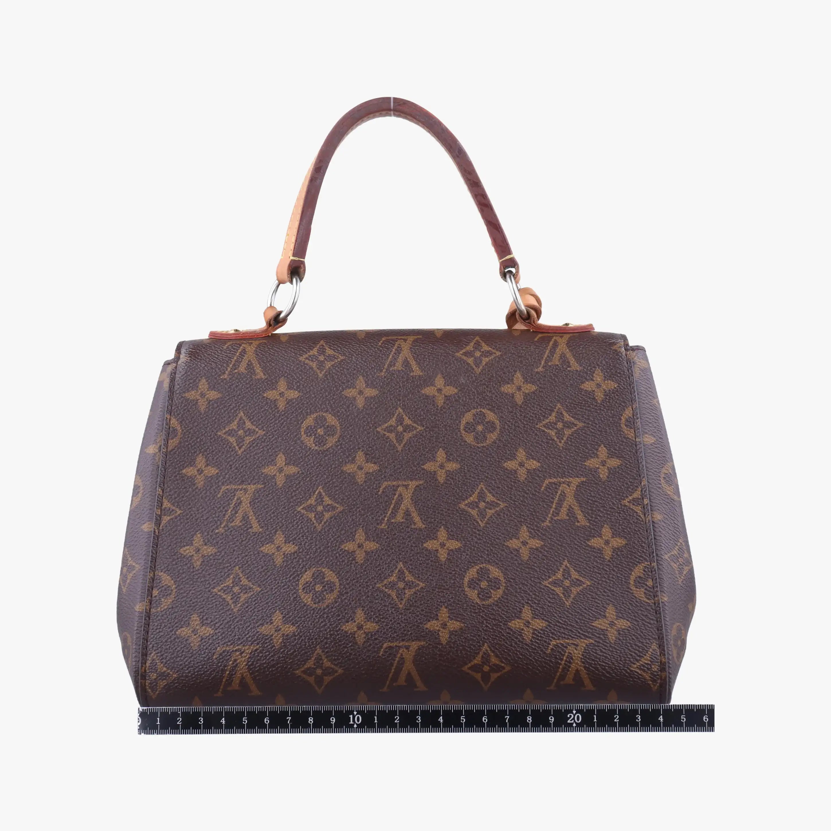 Vintage Louis Vuitton Cluny BB Brown Monogram canvas×calf leather M42738 shoulderbag | stylenewstar