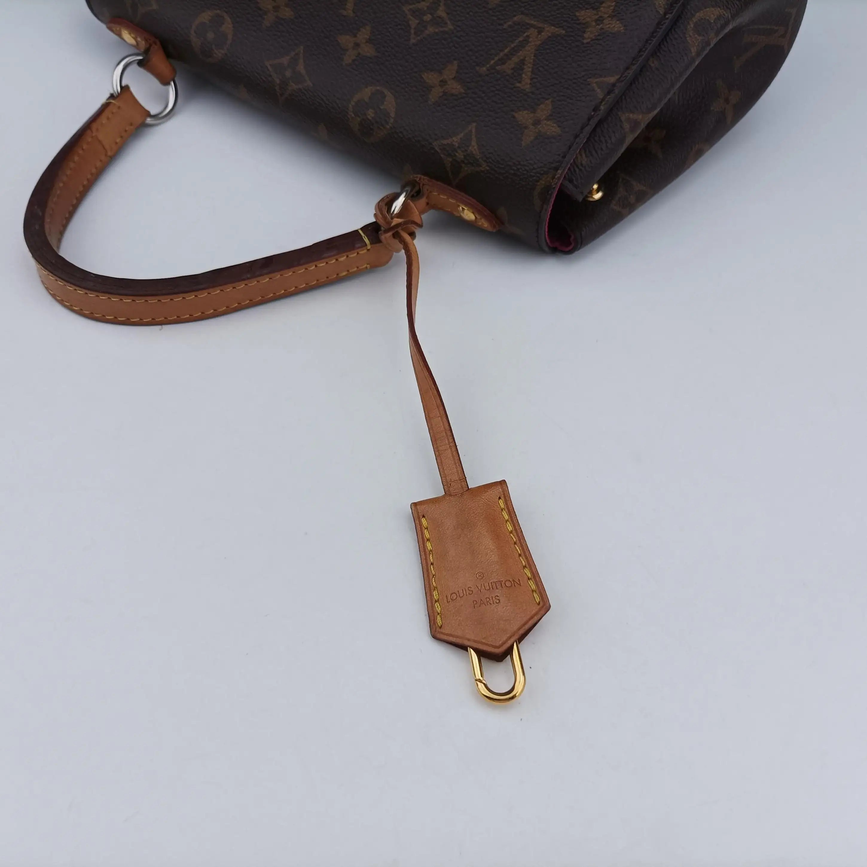Vintage Louis Vuitton Cluny BB Brown Monogram canvas×calf leather M42738 shoulderbag | stylenewstar