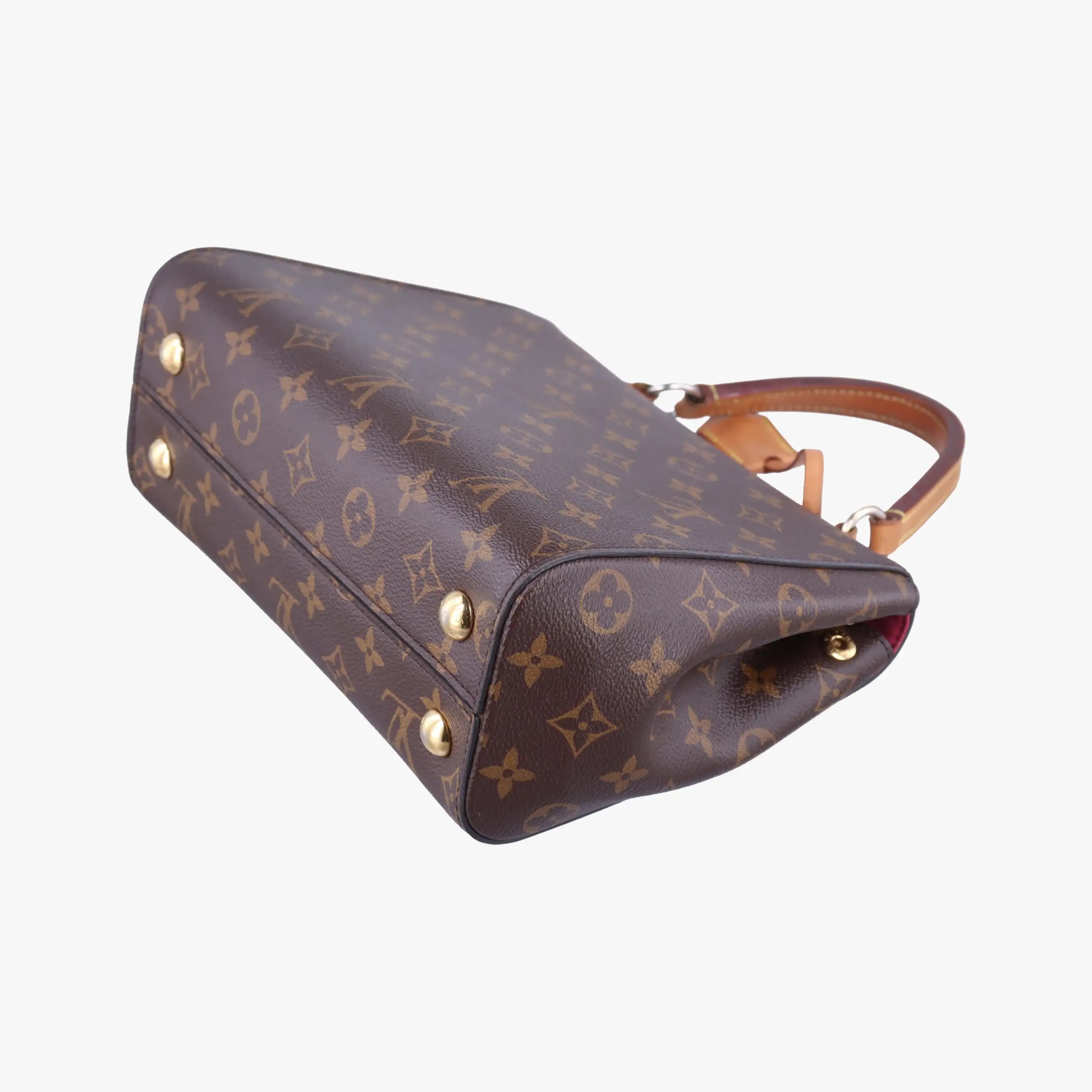 Vintage Louis Vuitton Cluny BB Brown Monogram canvas×calf leather M42738 shoulderbag | stylenewstar